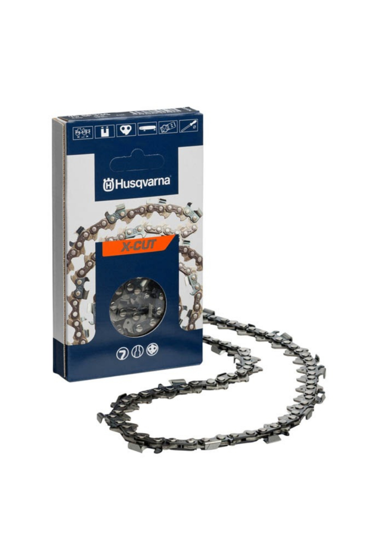 Husqvarna X-Cut Motorlu Testere Zinciri 38 Diş C33 3/25 1.3mm Köşeli