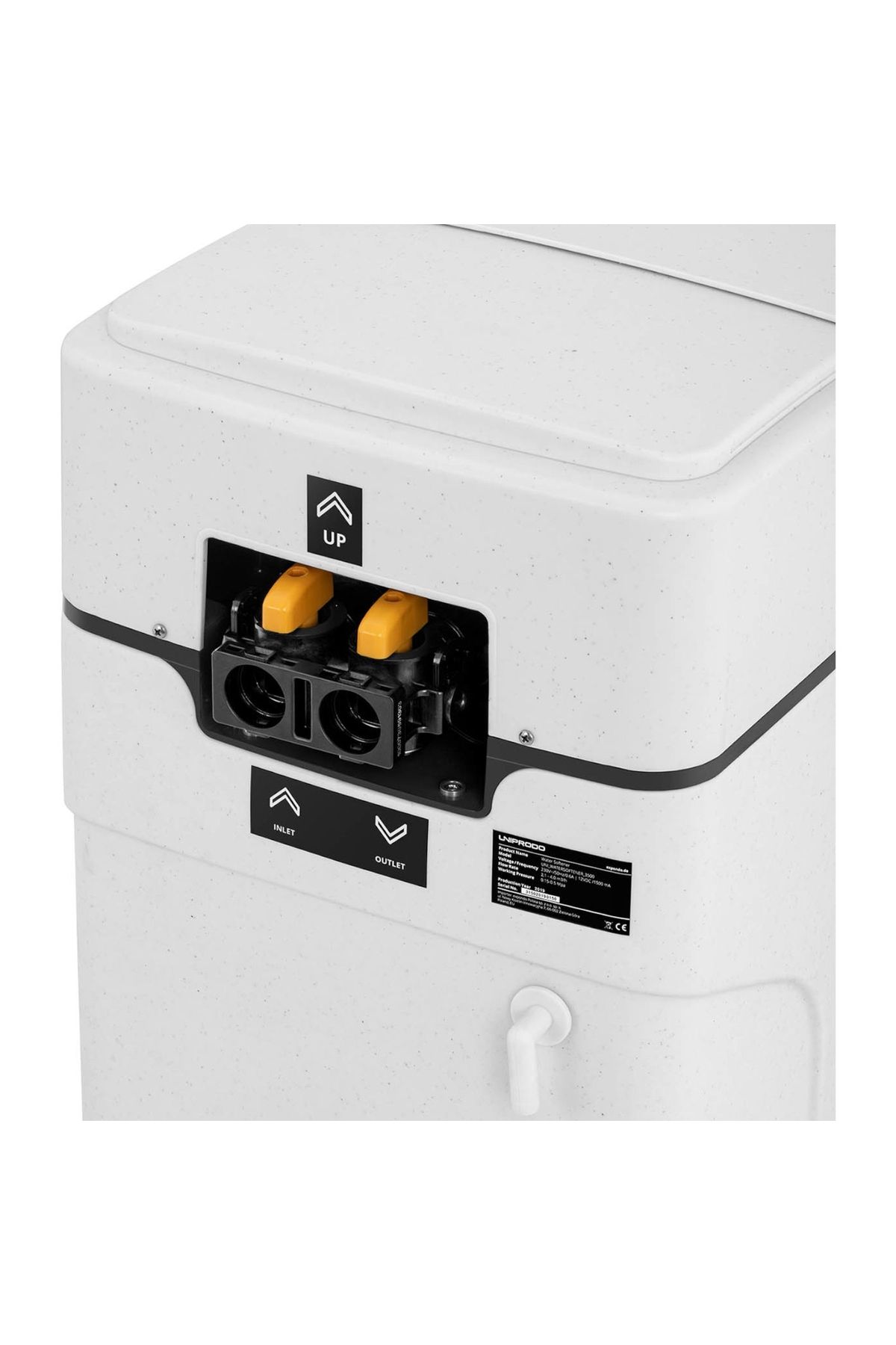 UNIPRODO-Zmiękczacz odkamieniacz do wody z automatycznym zaworem 30 l 3.3 W LCD 4