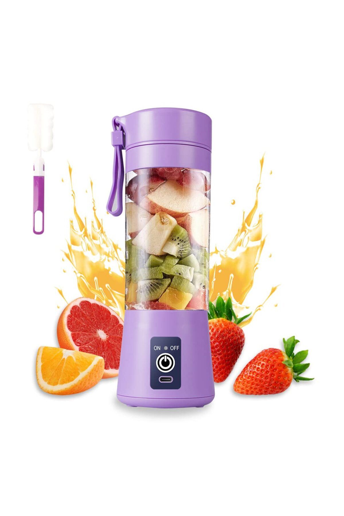 dalimag-Blender Smoothie Maker, Storcator Electric USB, Mini Blender Portabil pentru Shake-uri si Smoothie-u 3