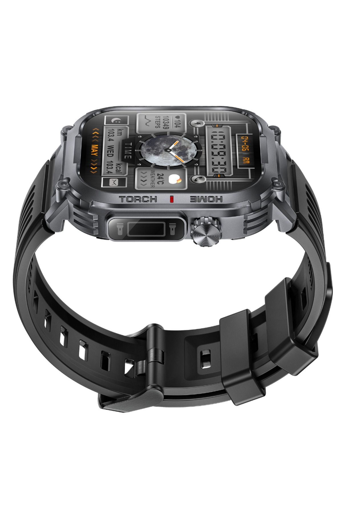 OEM-Ceas Smartwatch Barbatesc TWINKLER TKY-S320B, 2.02" TFT, BT 5.2, LED, 3ATM, Busola, FitCloudPro 5
