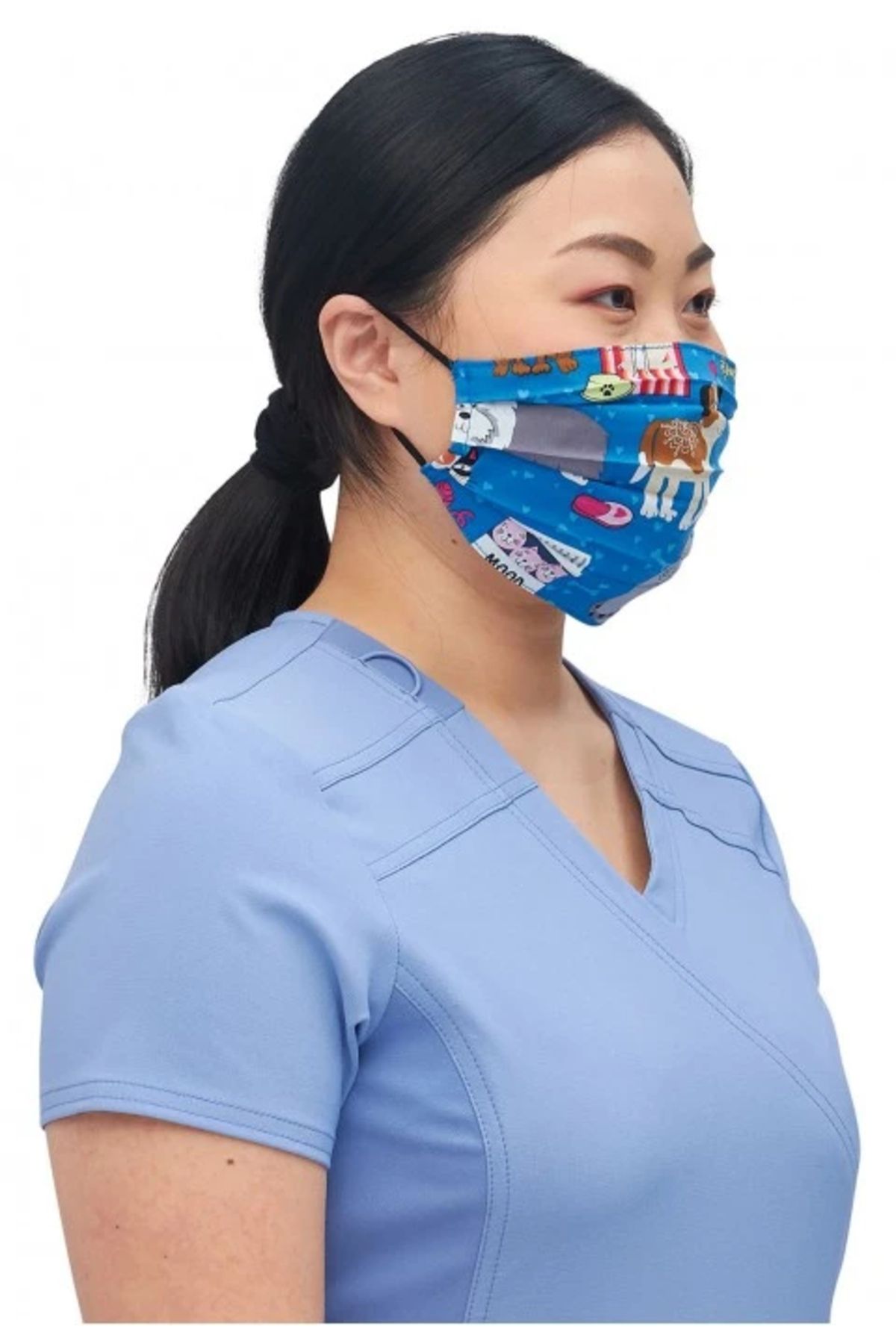 Cherokee UNIFORMS-Reversible Protective Mask - UN/L1 | Cherokee Mask Size: One Size 5