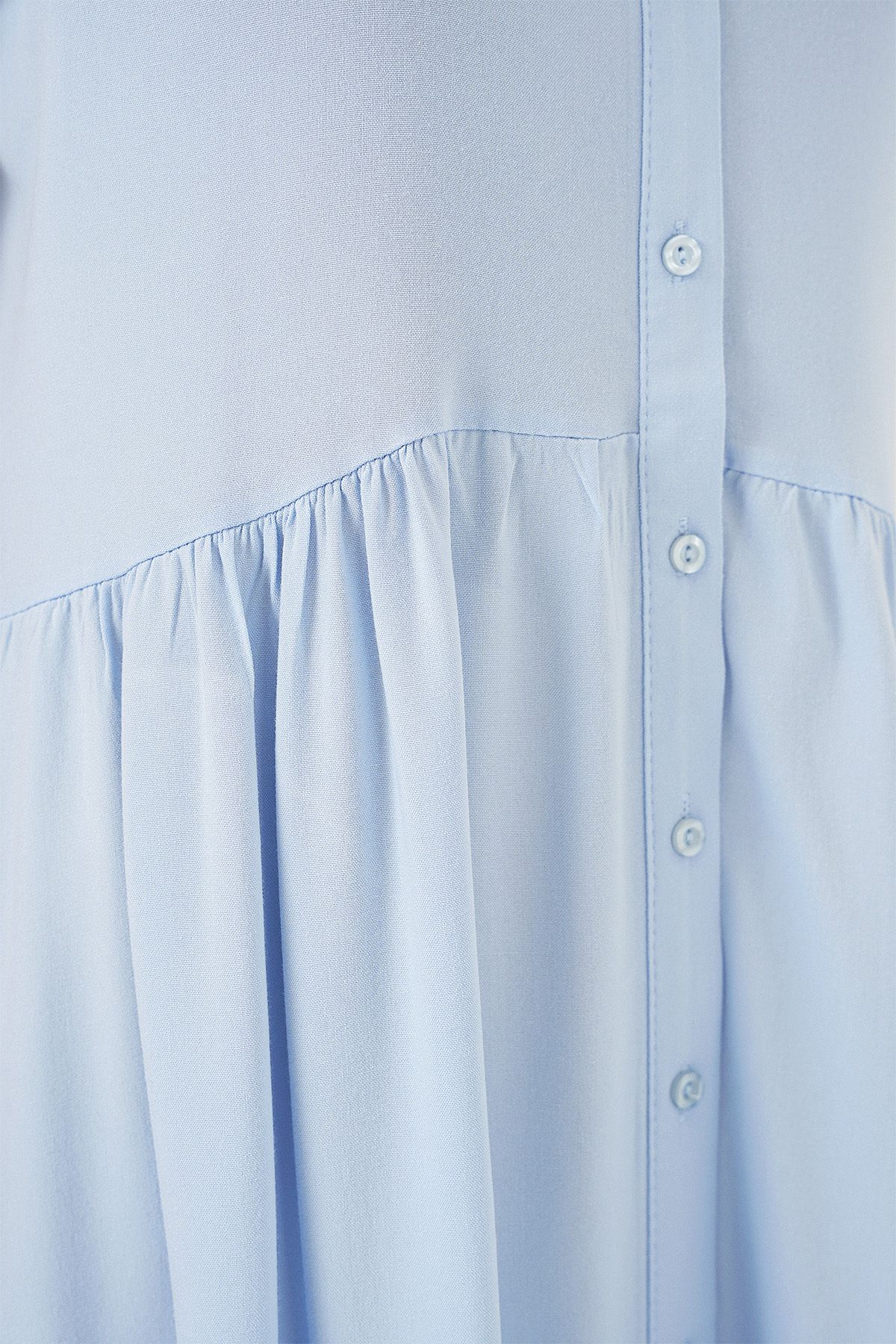 Bigdart-Rochie midi cu mâneci zero pentru femei 2563 - albastru 5