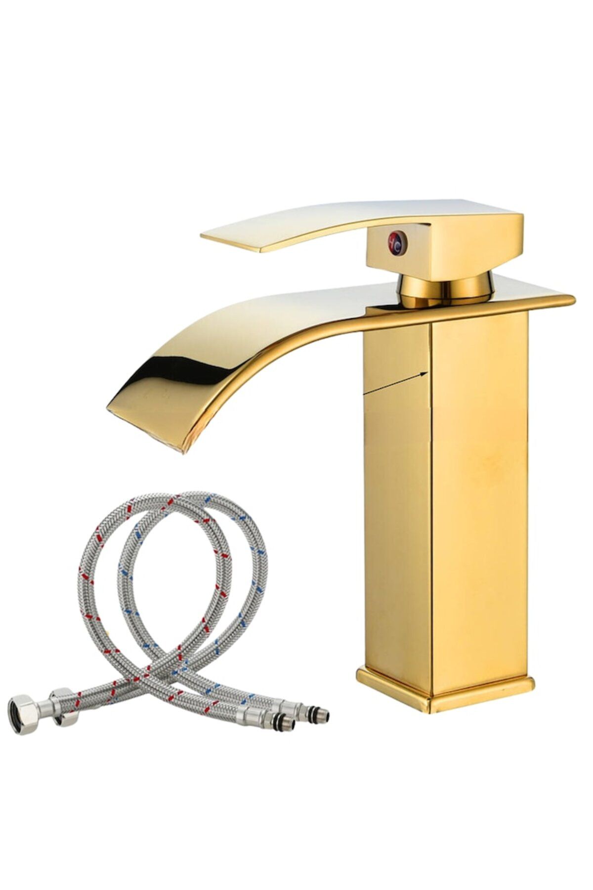 SMART GADGETS C&A-Baterie baie Cascade, monocomandă, design minimalist, oțel inoxidabil, auriu, 19 cm 3