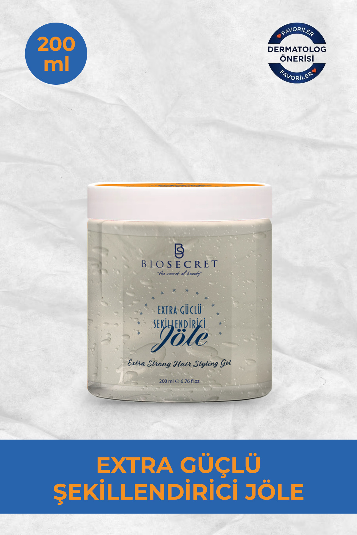Biosecret Ekstra Güçlü Şekillendirici Jöle 200ml Bio84