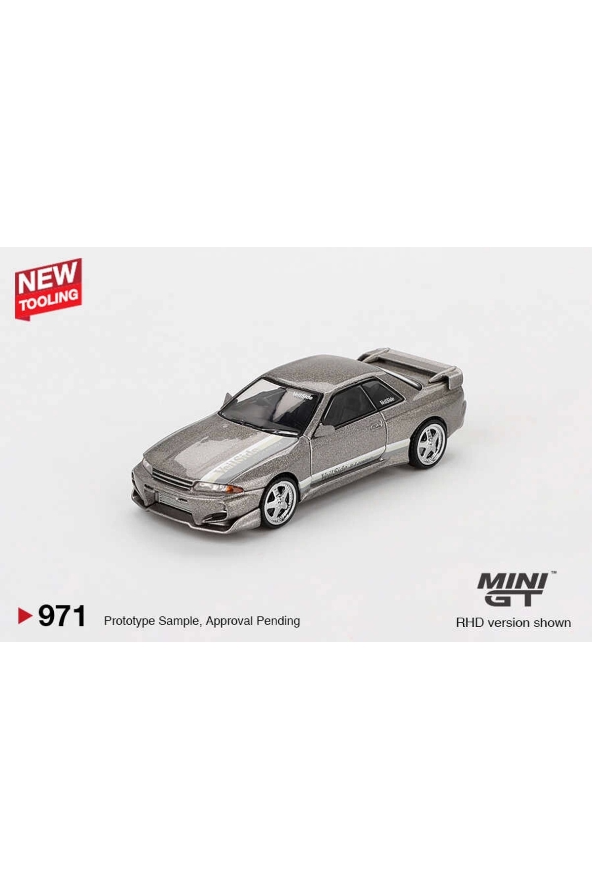 mini gt-1/64 Nissan Skyline GT-R (R32) Veilside Combat C-I Veilside Combat Grey 1