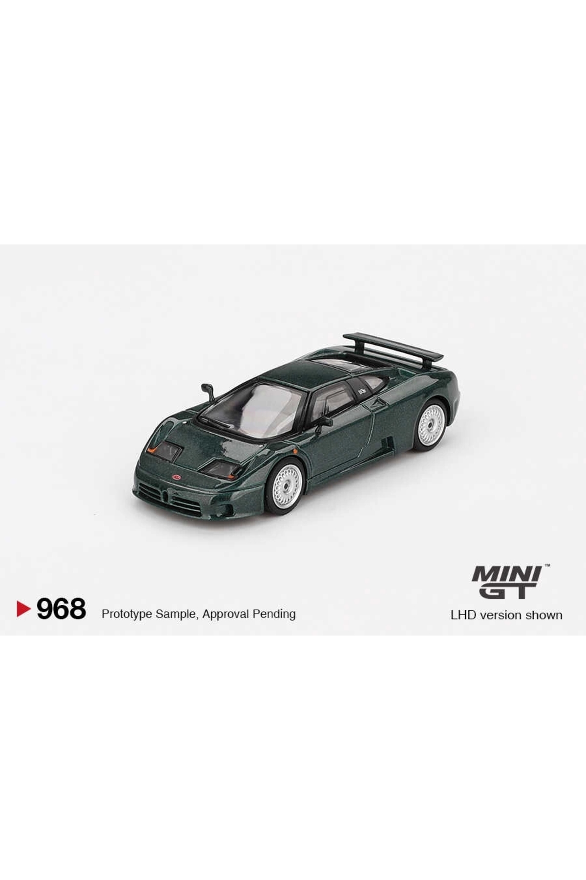 mini gt MGT00968 1/64 Bugatti EB110 GT Verde Scuro fotoğrafı 2 (önizleme)