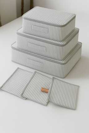 YELLOW STARY HOME DECOR 6'lı Valiz İçi Düzenleyici Set/Bavul İçi Organizer Se...