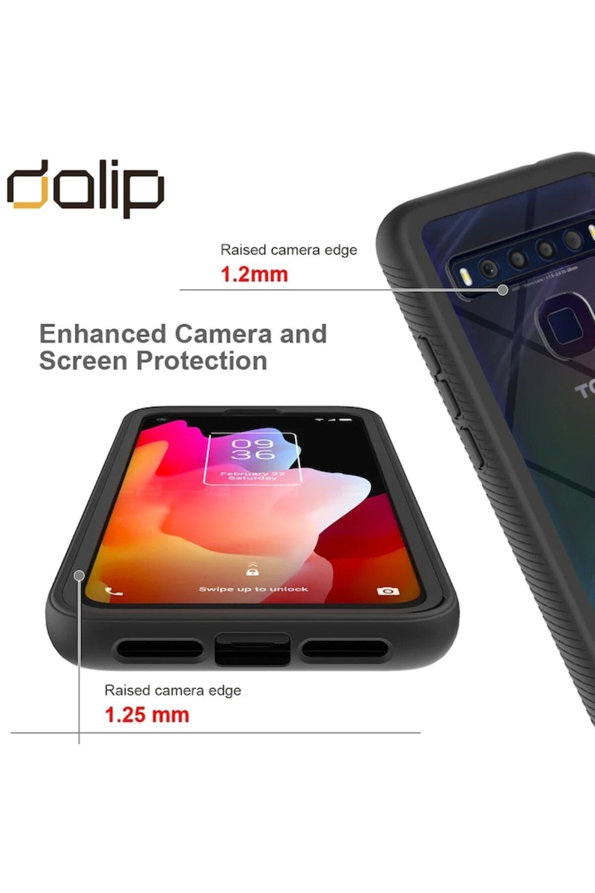 dalip-Husă pentru Xiaomi Redmi Note 9S/Note 9 Pro/Note 9 Pro Max, silicon, protecție completă la impact 360°, 3