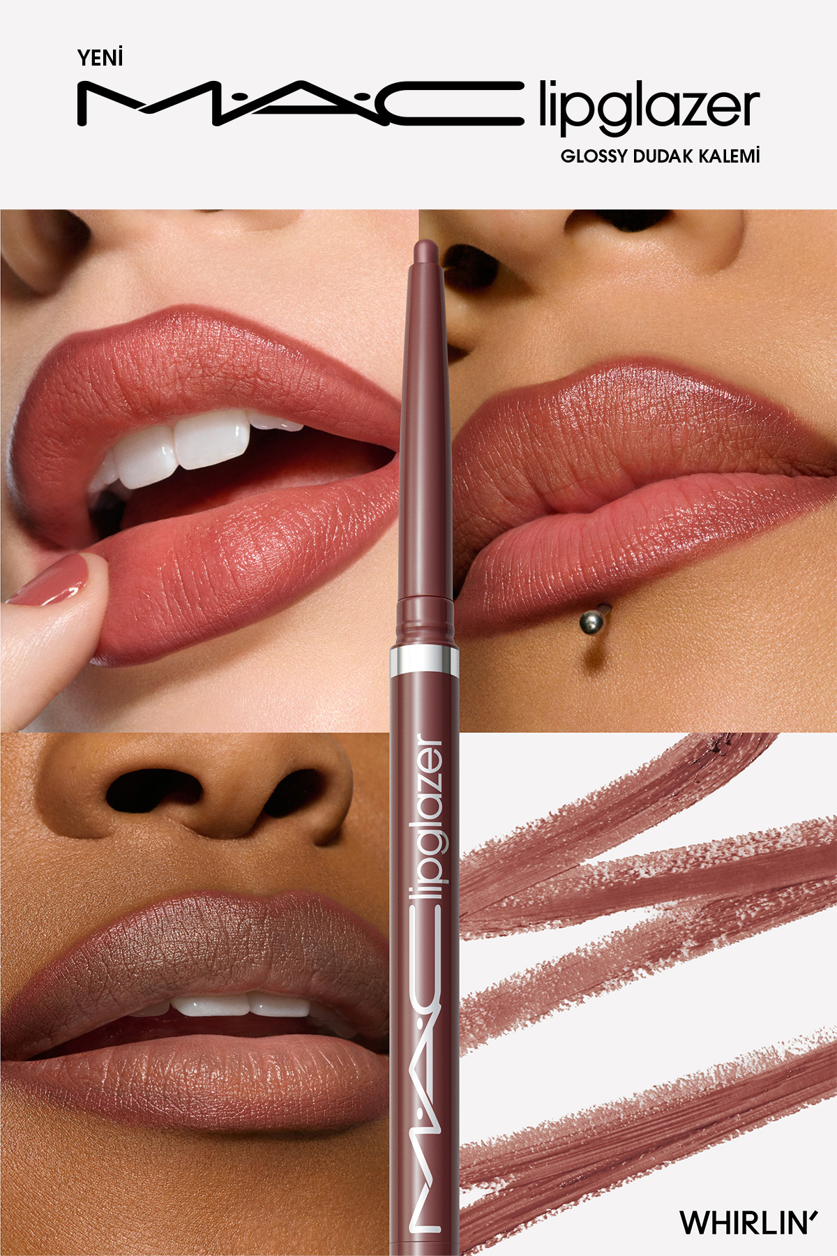 Lipglazer Gloss Effect Lip Pencil - Whirlin' — رنگارنگ 137547 — تصویر 2 از 4