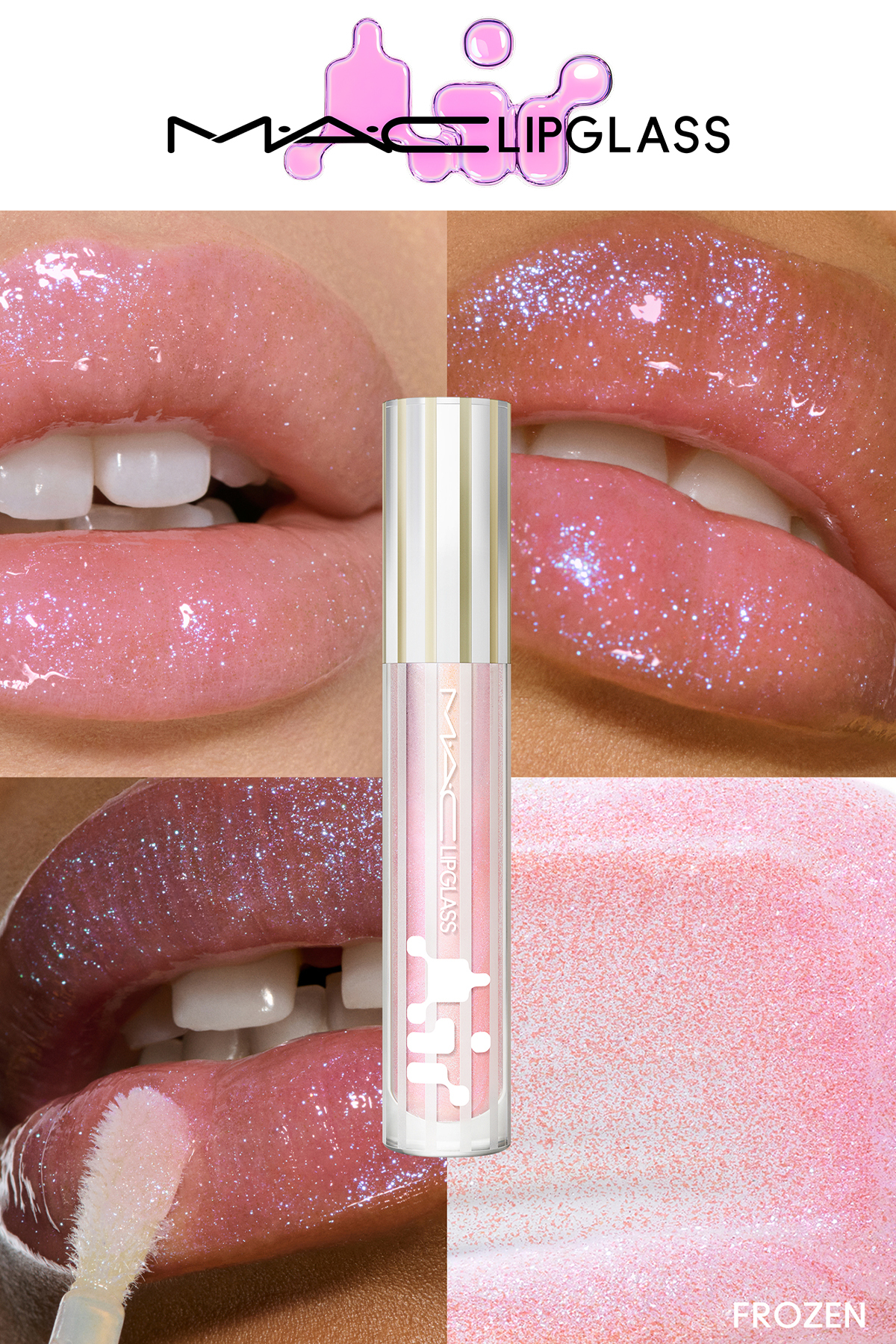 Lipglass Air Yapışkan His Bırakmayan Gloss - Frozen — صورتی 133676 — تصویر 2 از 3