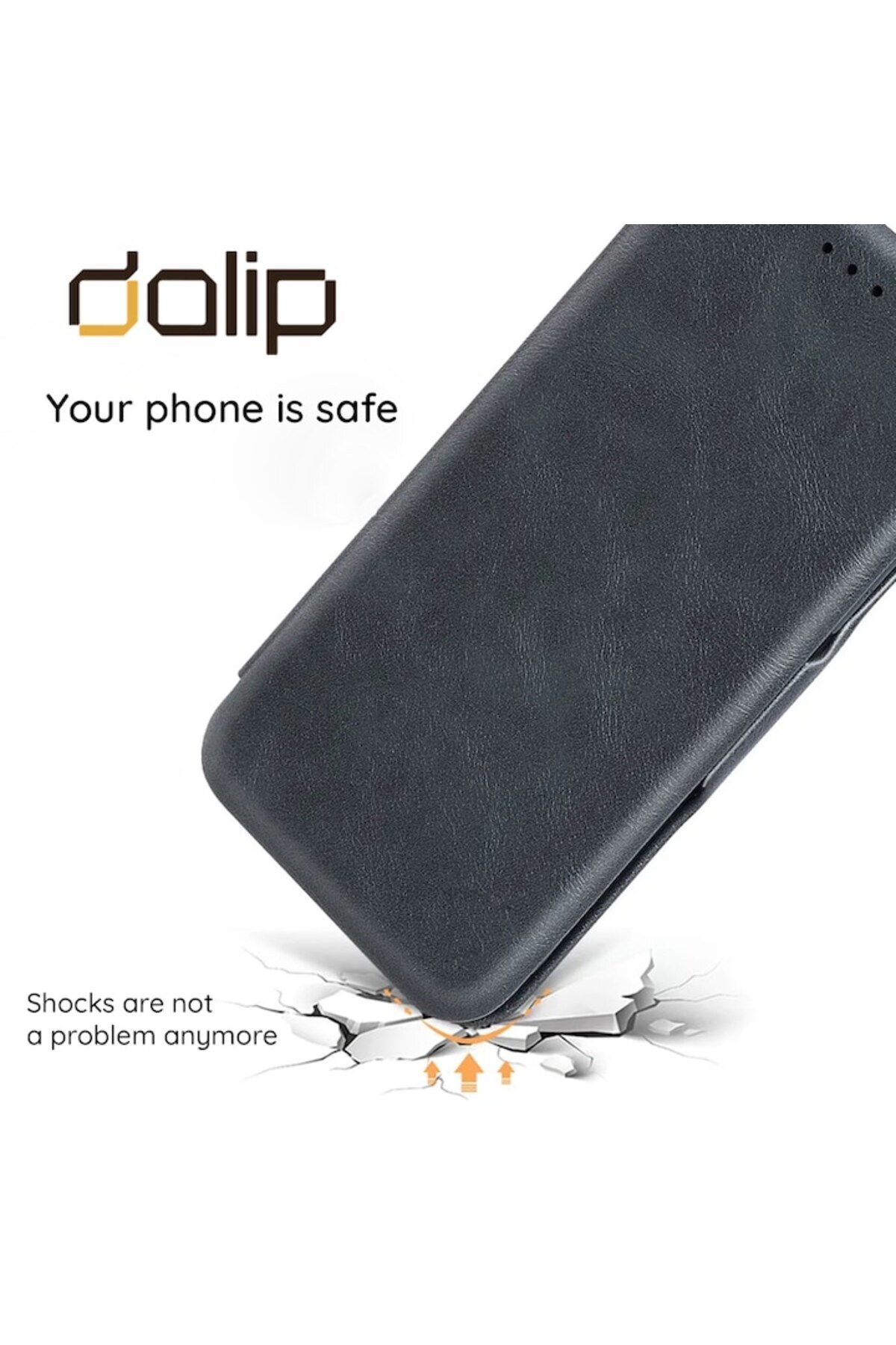dalip-Husa pentru Huawei P30 Lite/P30 Lite New Edition, Flip Safe Protect, Negru 3