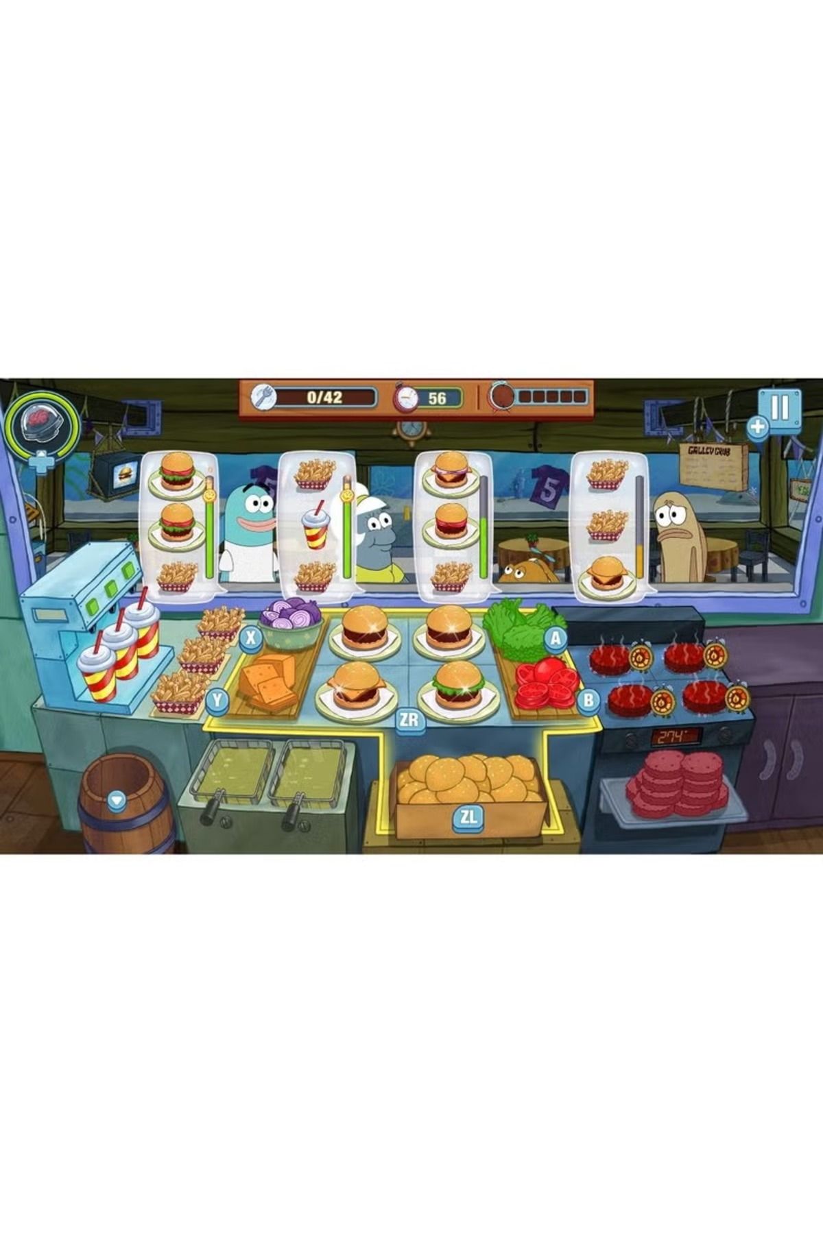 Nintendo-SpongeBob SquarePants Krusty Cook-Off Extra Krusty Edition - Switch 5