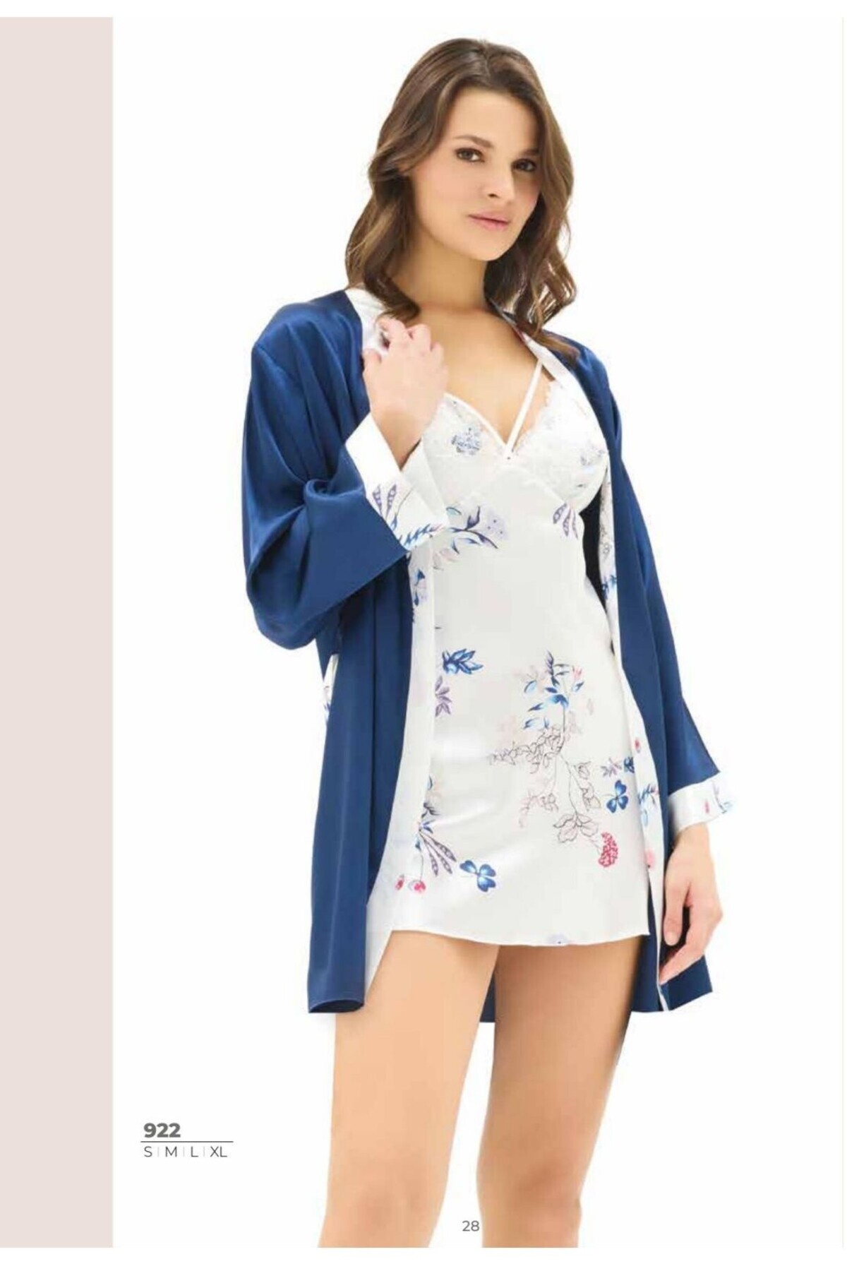 NightLove Kadın Kısa Gecelik Takımı 922 MOONGİRL