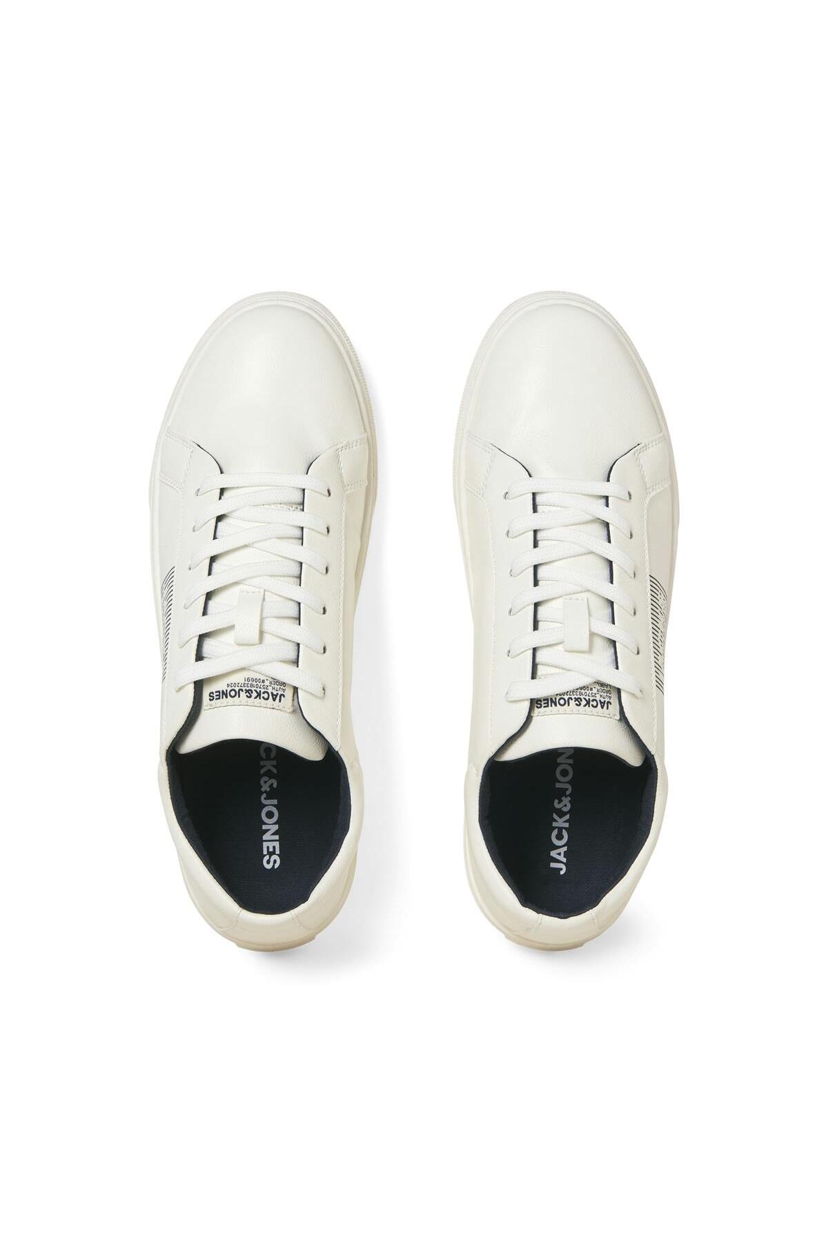 کفش اسنیکر مردانه راسته | جک اند جونز Jack & Jones 12282315 - تصویر 4