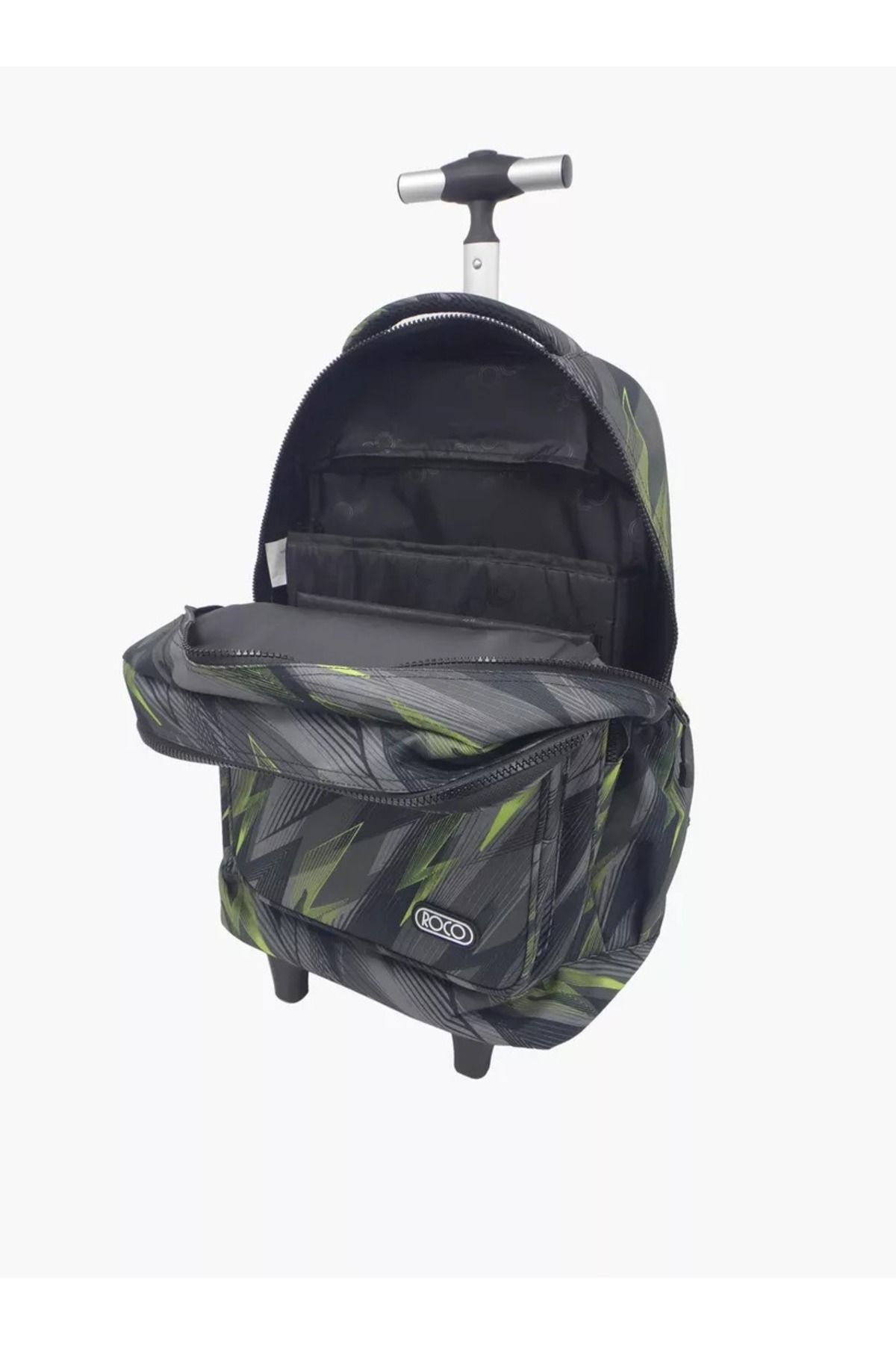 Roco-Zigzag Abstract Trolley Bag with Accessory 3
