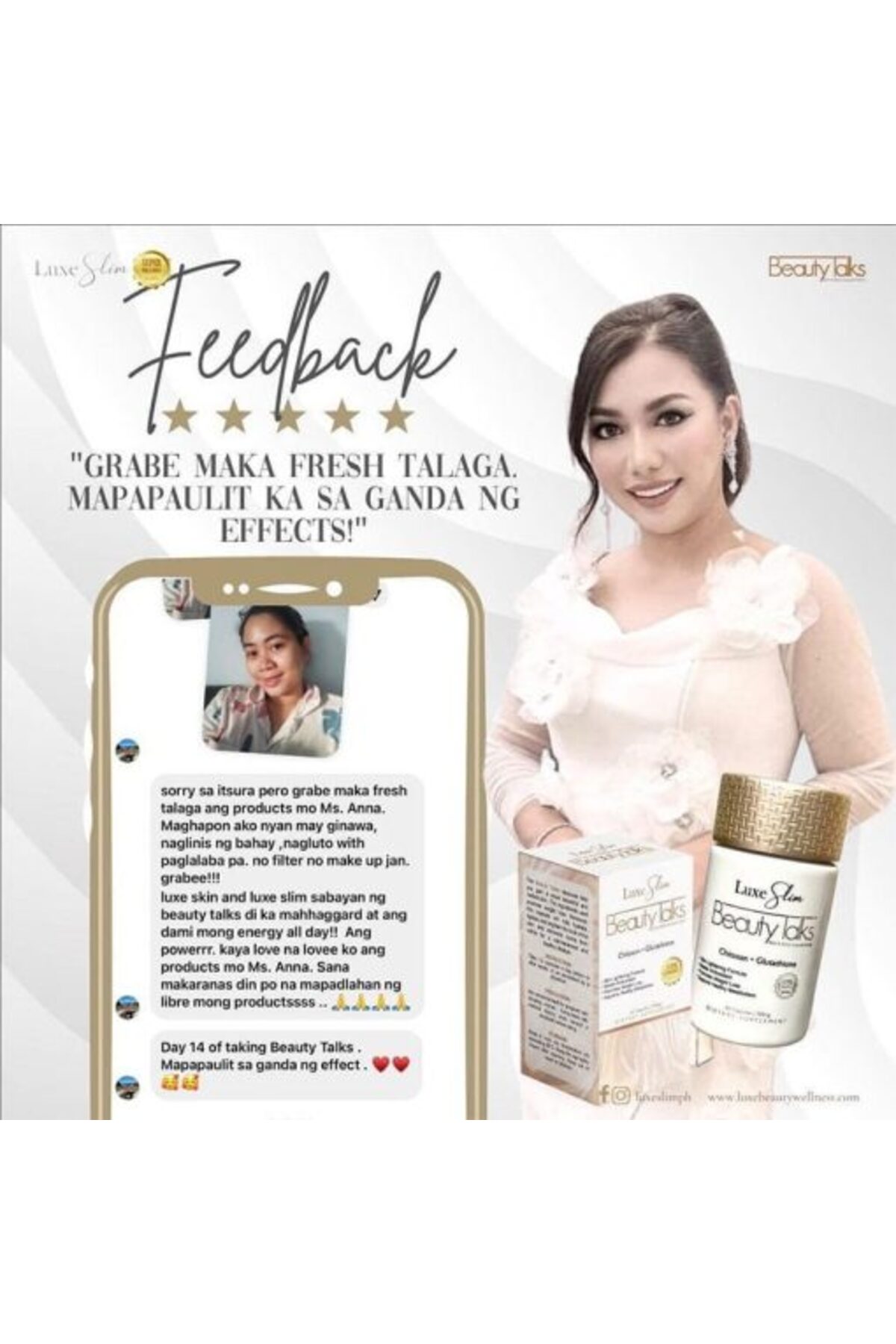 luxe slim beauty talks glutathione review Beauty Luxe Slim Talks Skin & Body Supplements Chitosan + Glutathione 700 mg 60 Caps- Trendyol