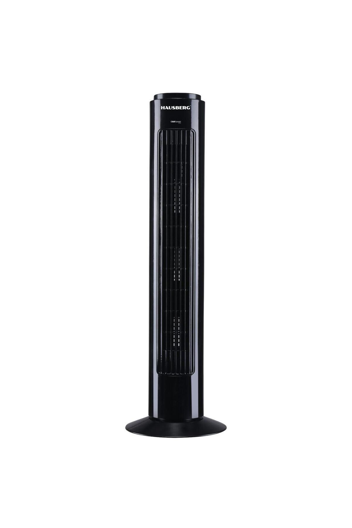 Hausberg-Ventilator Turn HB-5950NG, 45 W, 2 moduri de functionare, 3 viteze, baza rotativa, Negru 2