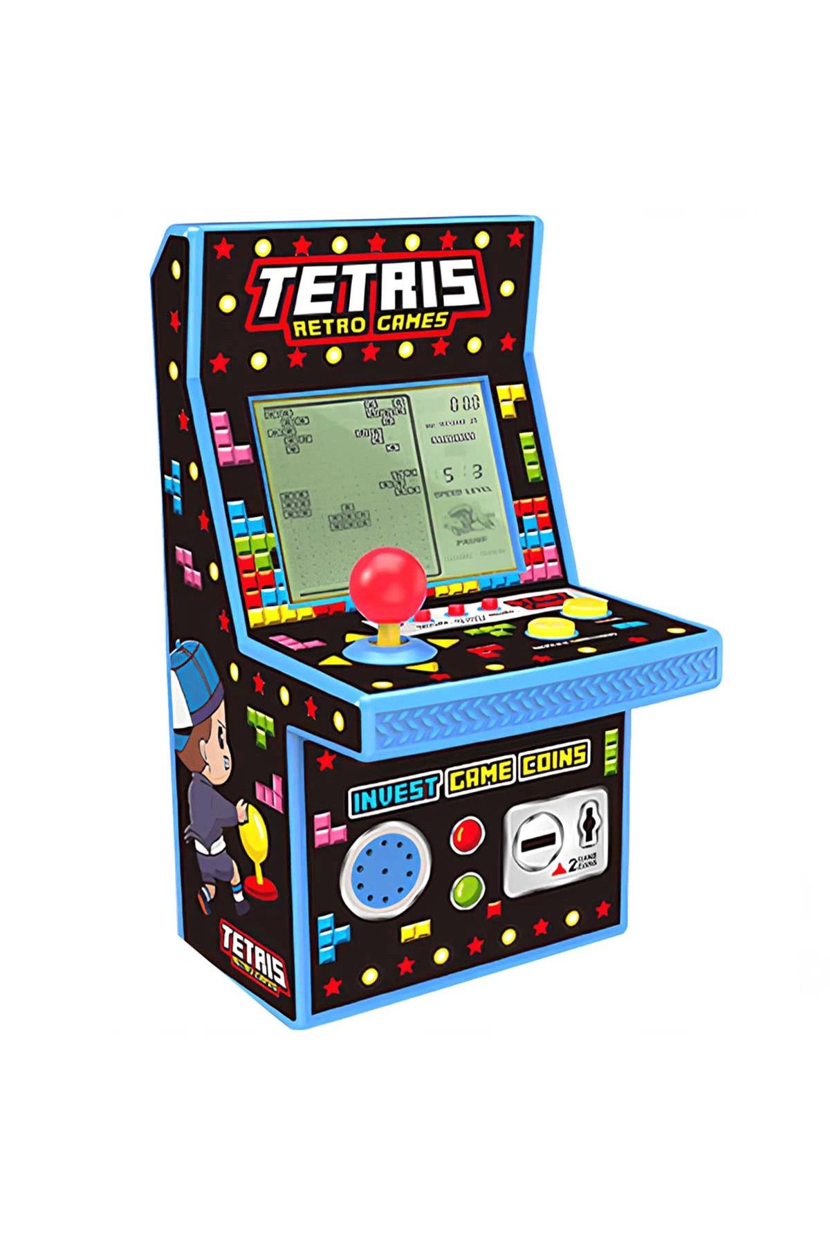 TOYFEST-وحدة تحكم ألعاب تيتريس الصغيرة الحنين XY9029A 2