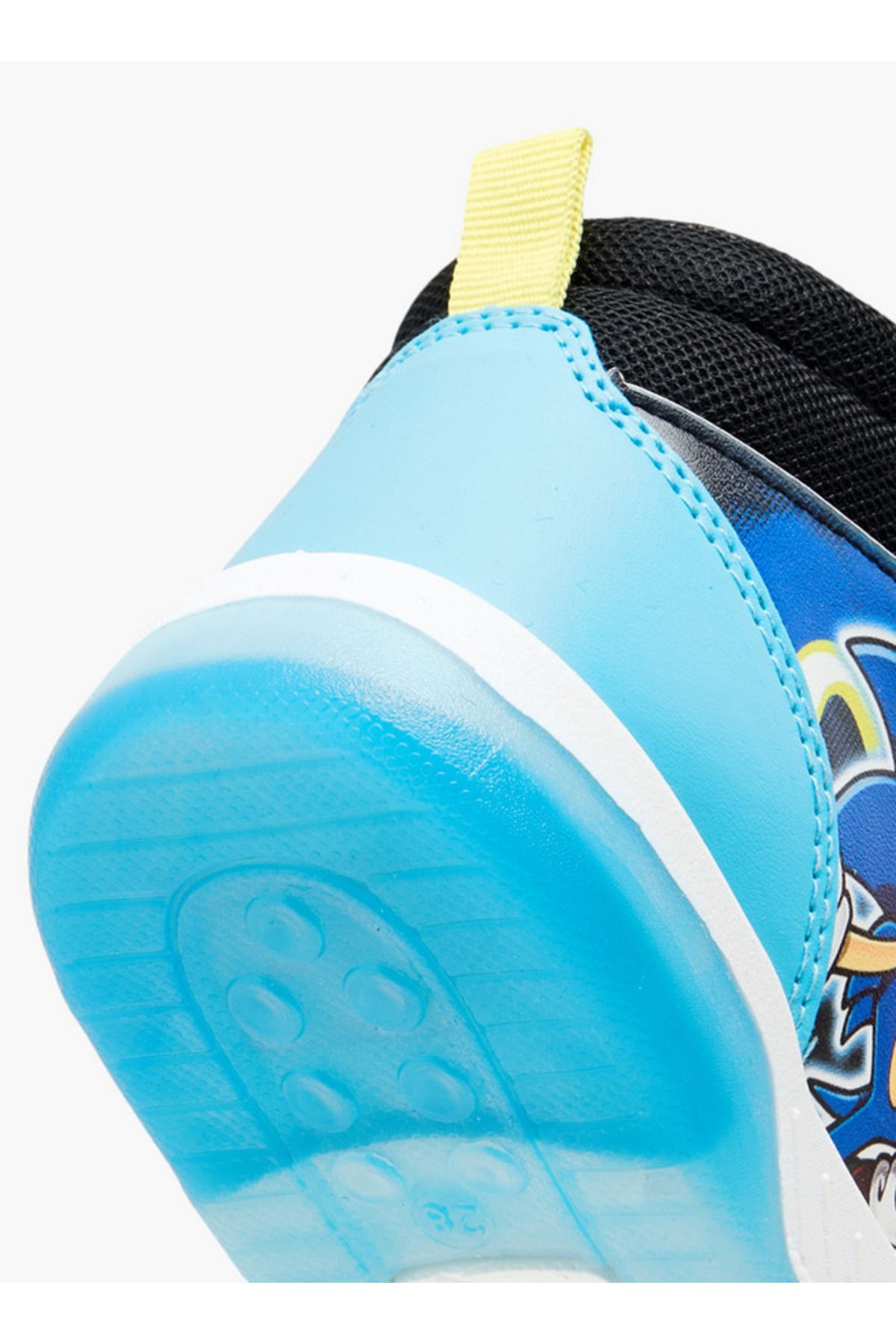 Sonic-the Hedgehog Print High Top Light-Up Sneakers with Hook and Loop Closure 6