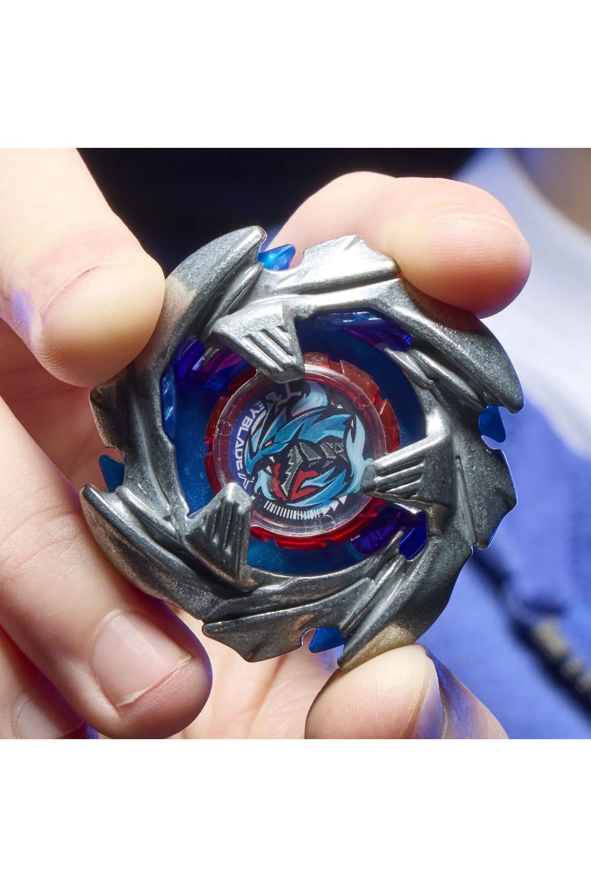 BEYBLADE-X LET IT RIP COBALT DRAGOON 2-60C LAUNCHER AND WHEEL SET 8