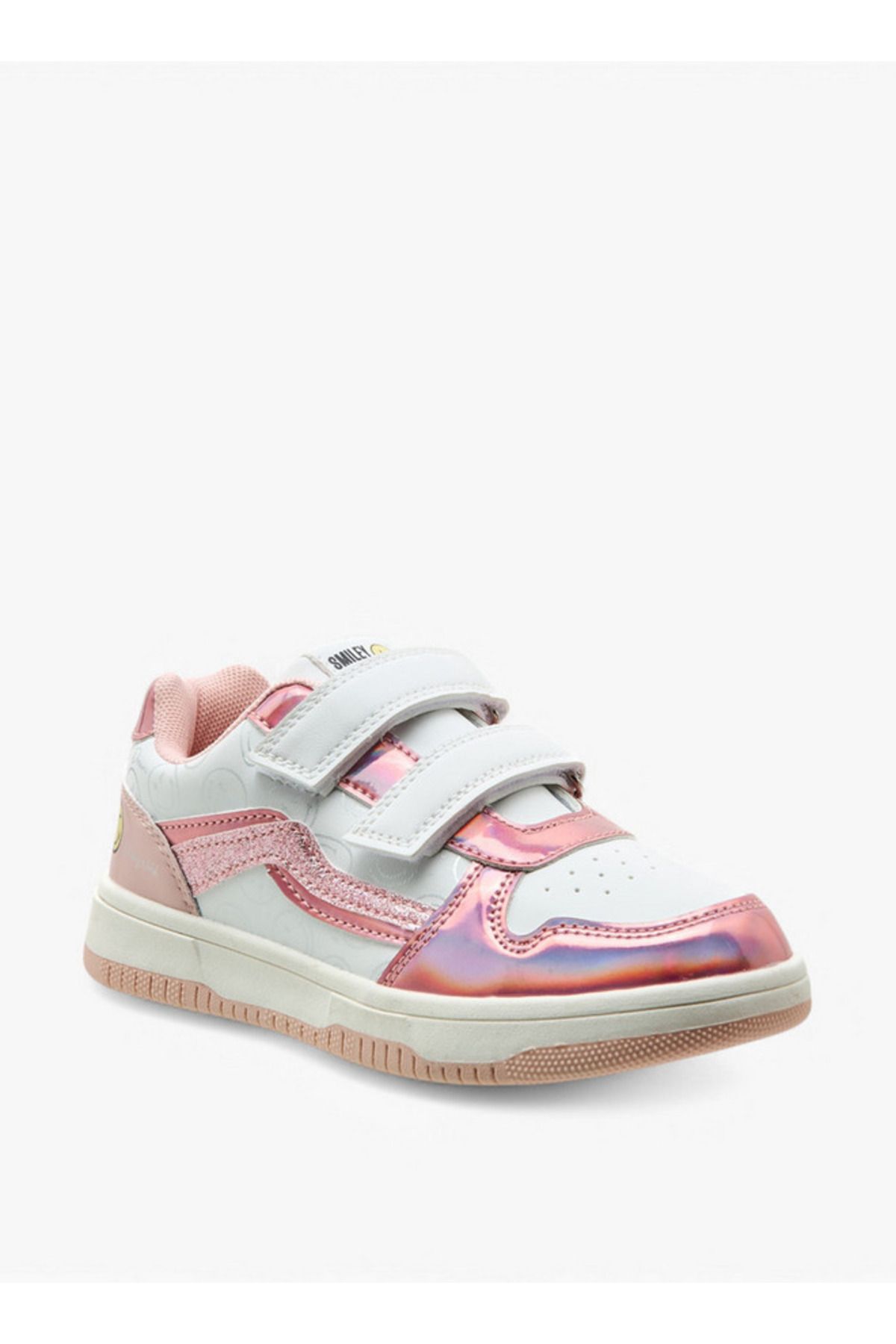 SMILEY-World Printed Sneakers with Hook and Loop Closure 2