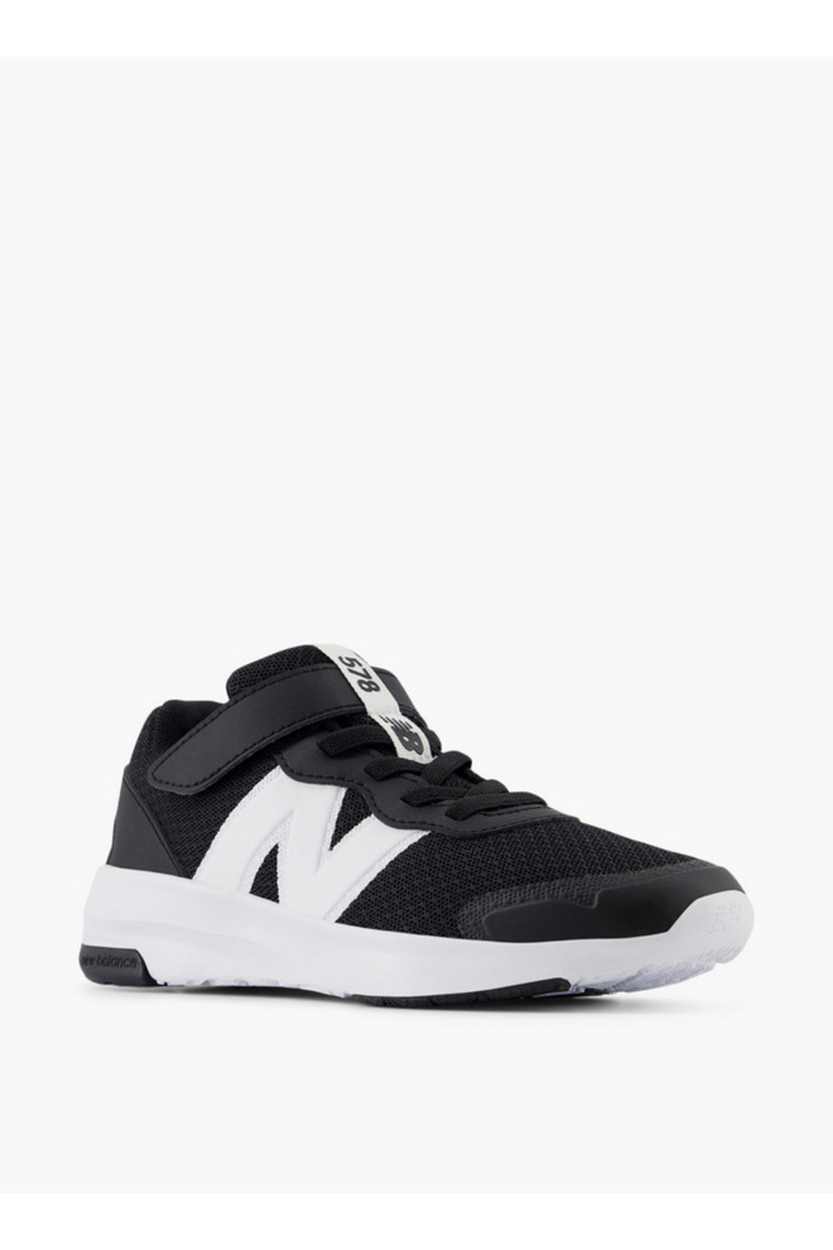 New Balance Boys' Logo Accent Sports Shoes with Hook and Loop Closure