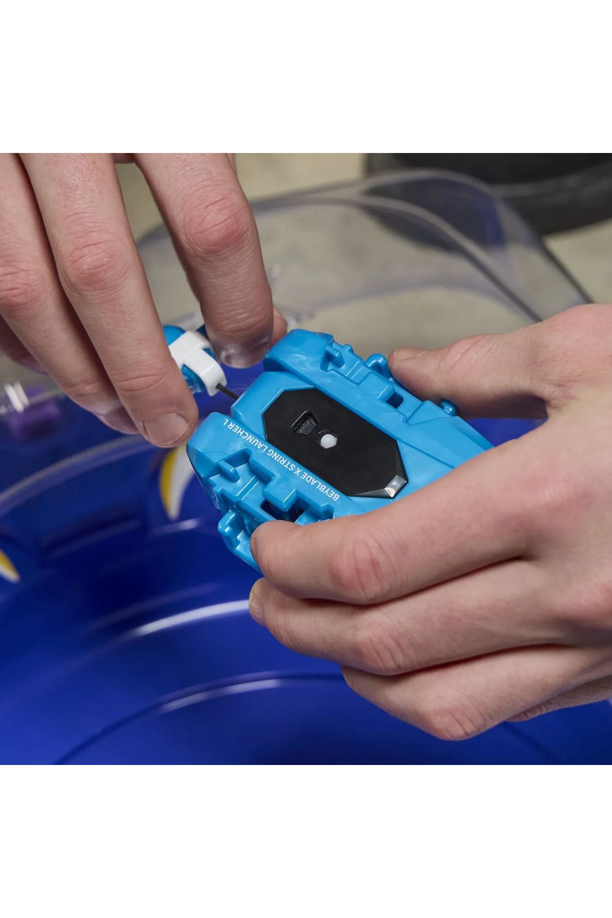 BEYBLADE-X LET IT RIP COBALT DRAGOON 2-60C LAUNCHER AND WHEEL SET 7