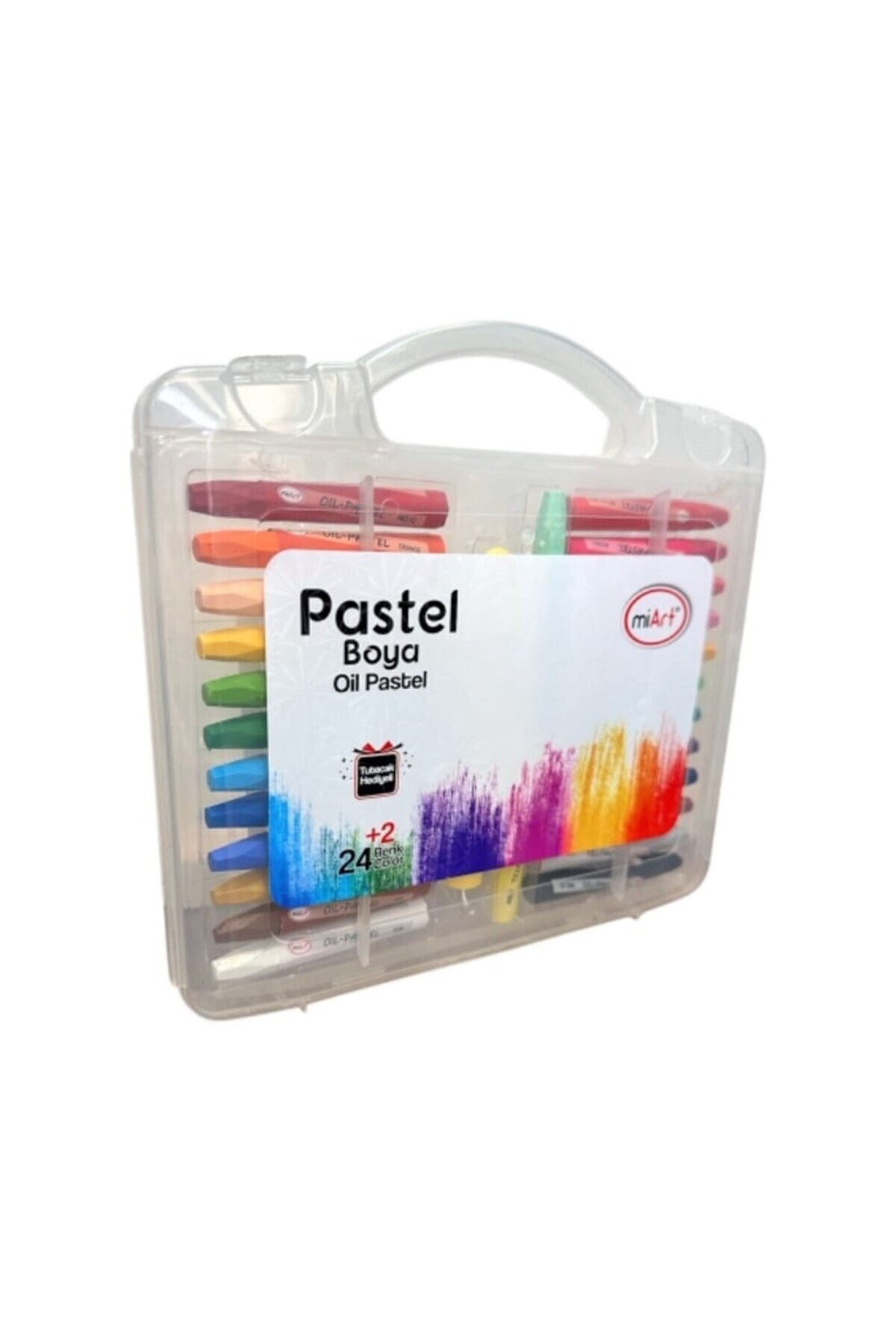 Art & Art Miart Pastel Boya 24+2 Renk Çantalı
