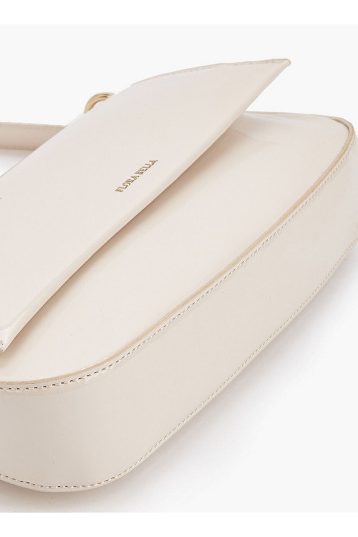 Flora Bella by Shoexpress-Solid Shoulder Bag with Strap Handle and Flap Closure 6