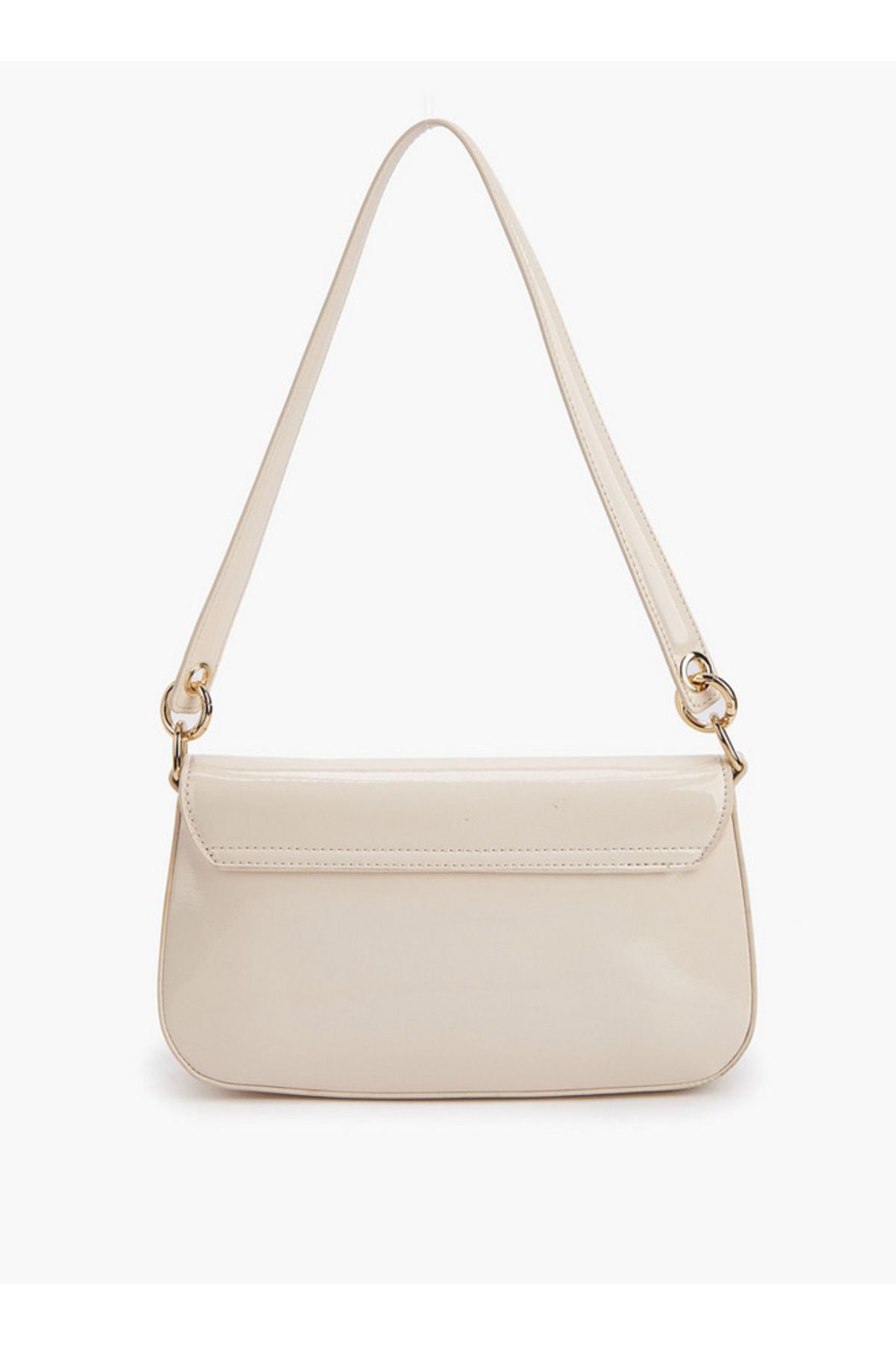 Flora Bella by Shoexpress-Solid Shoulder Bag with Strap Handle and Flap Closure 2