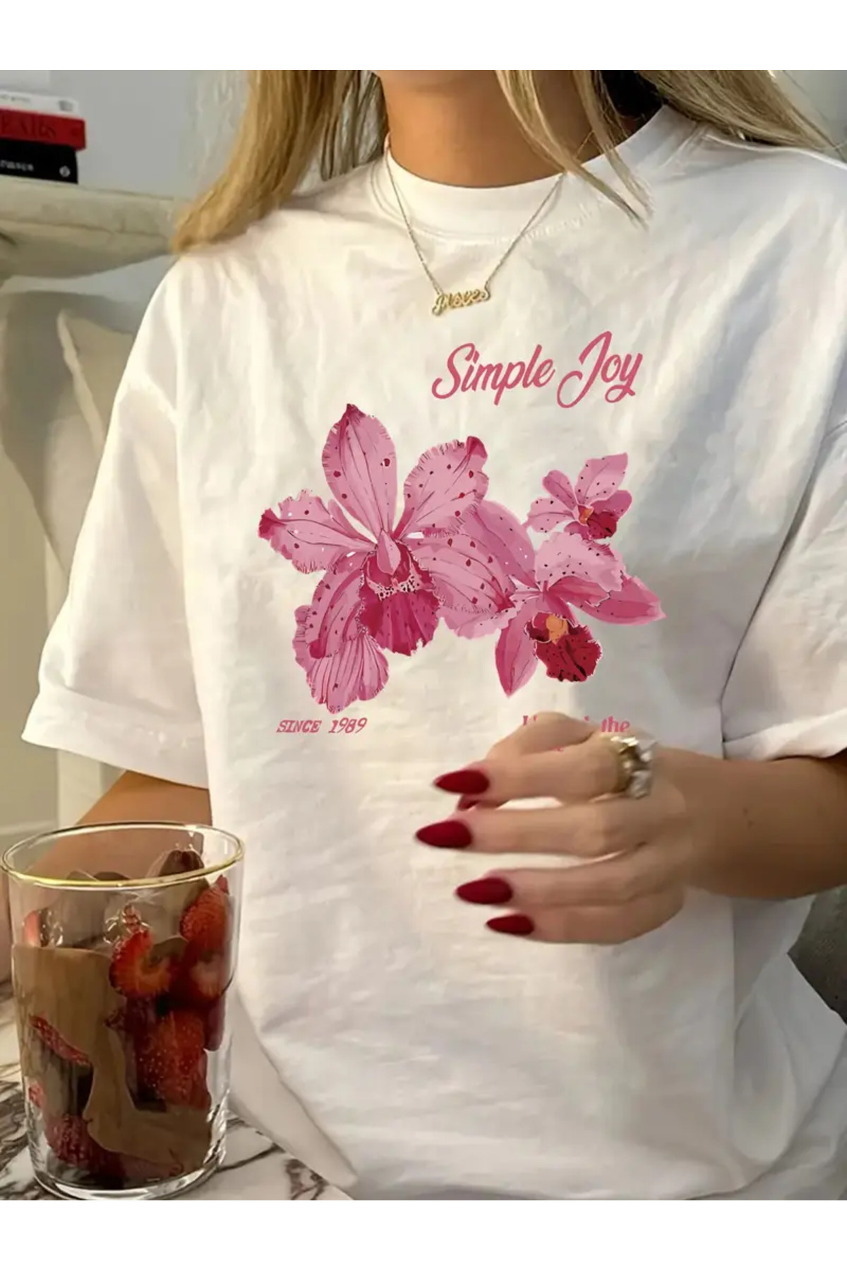 Jose Clothing  Premium Oversize Kesim Kısa Kollu Baskılı T-shirt