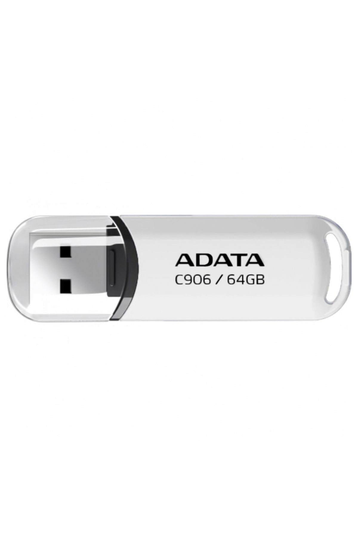 Adata-AC906 64G USB Stick, USB 2.0, Compact and Reliable, White 1