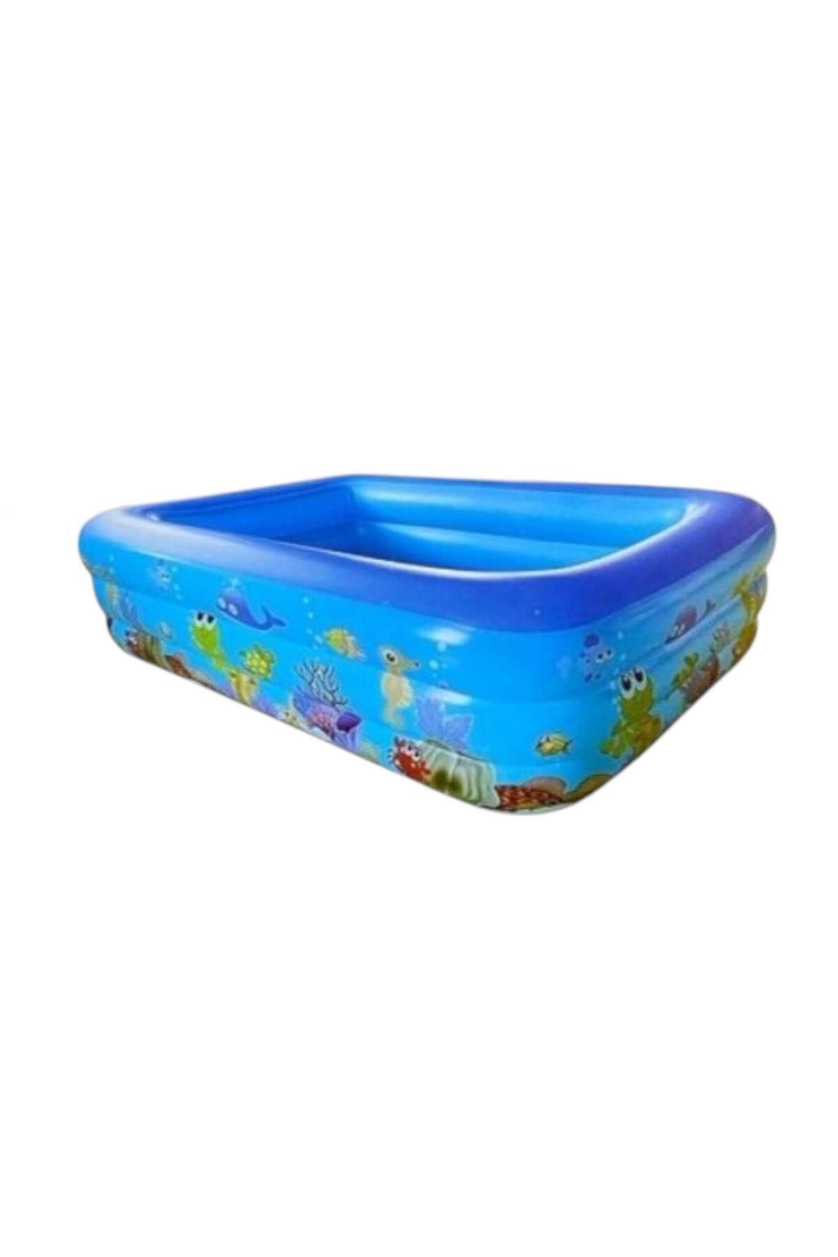 OEM-Inflatable Pool for Children, With Soft Floor, Rectangular, Resistant PVCSize 210 X 150 X 60 Cm 7