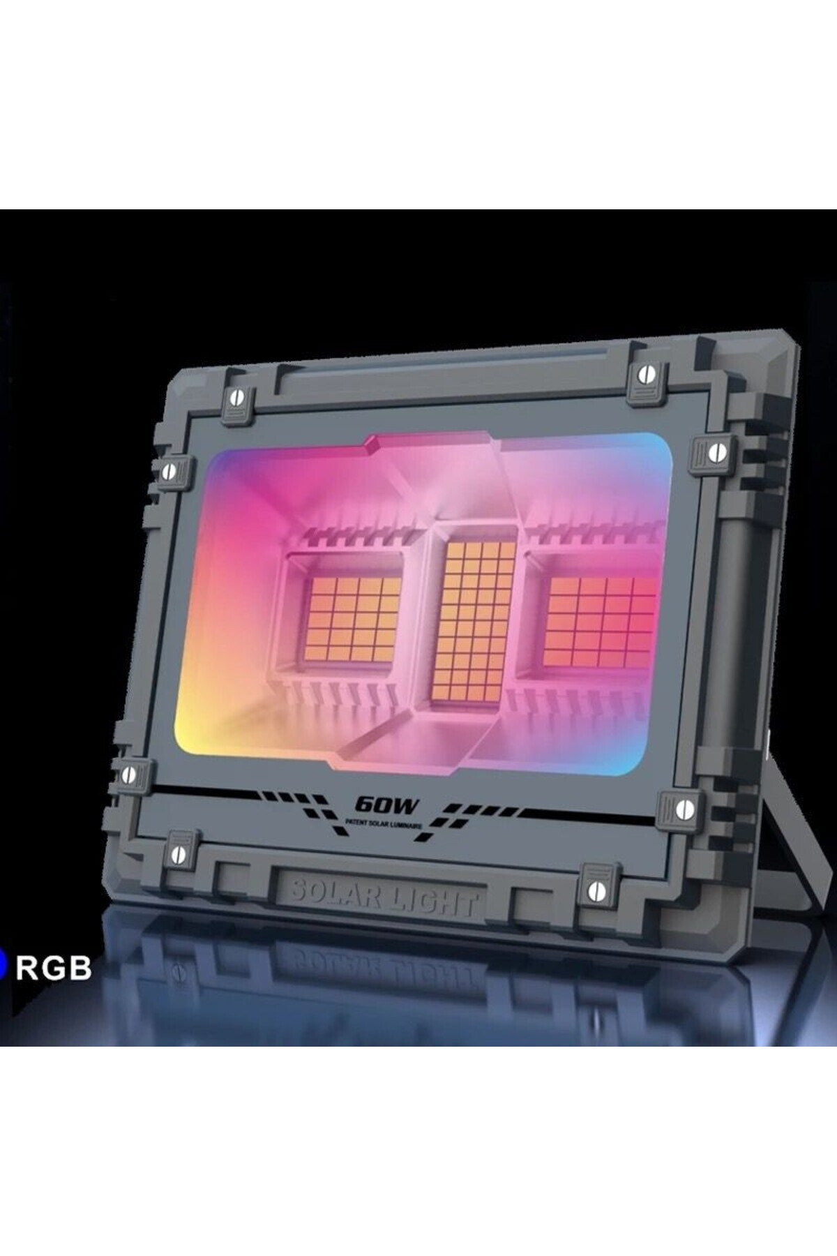 Tescomak-Solar RGB LED projector, with speaker and control via app and remote control 60W 4