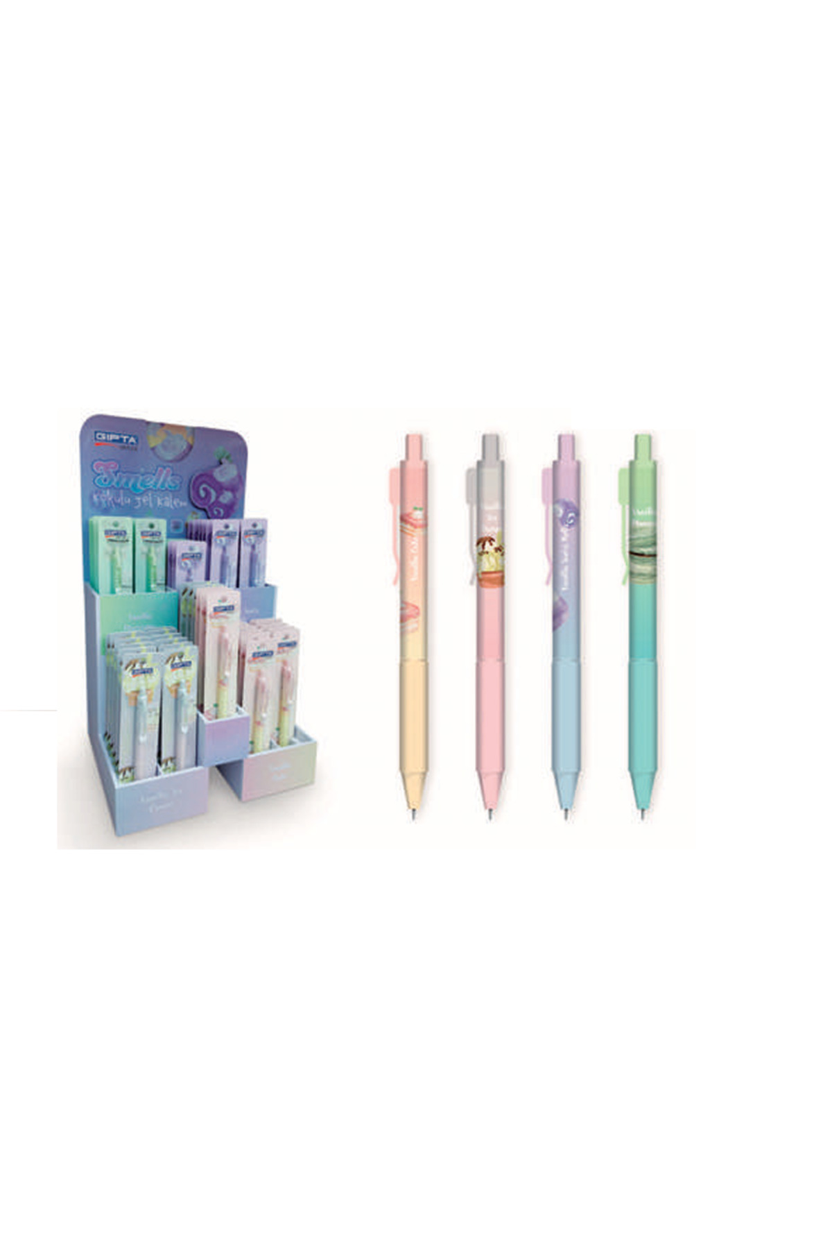 Gıpta Jel Kalem Smells Kokulu Jel Kalem 0.5 Mm F1476 (96 Lı Paket