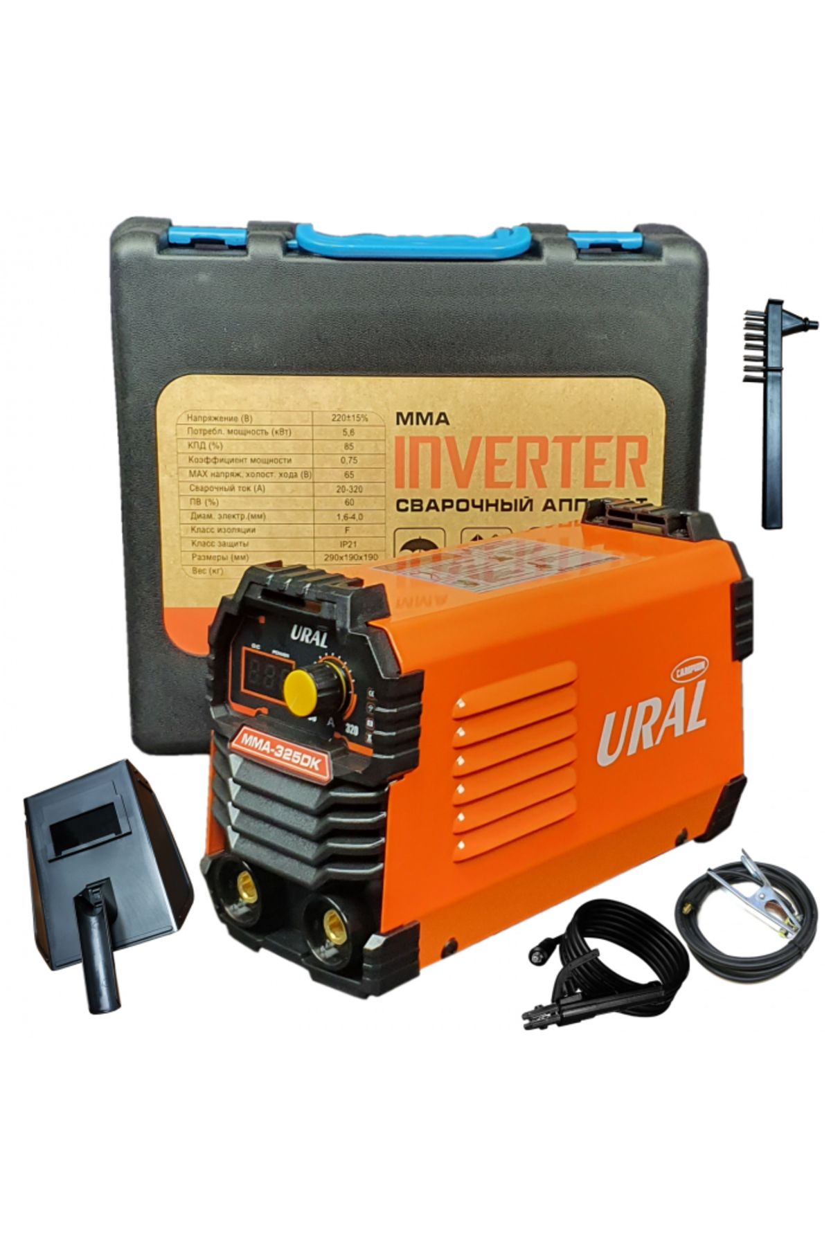 Campion-Aparat de sudura ( Invertor ) URAL MMA 325DK + Masca automata, 320Ah, Accesorii Incluse 2