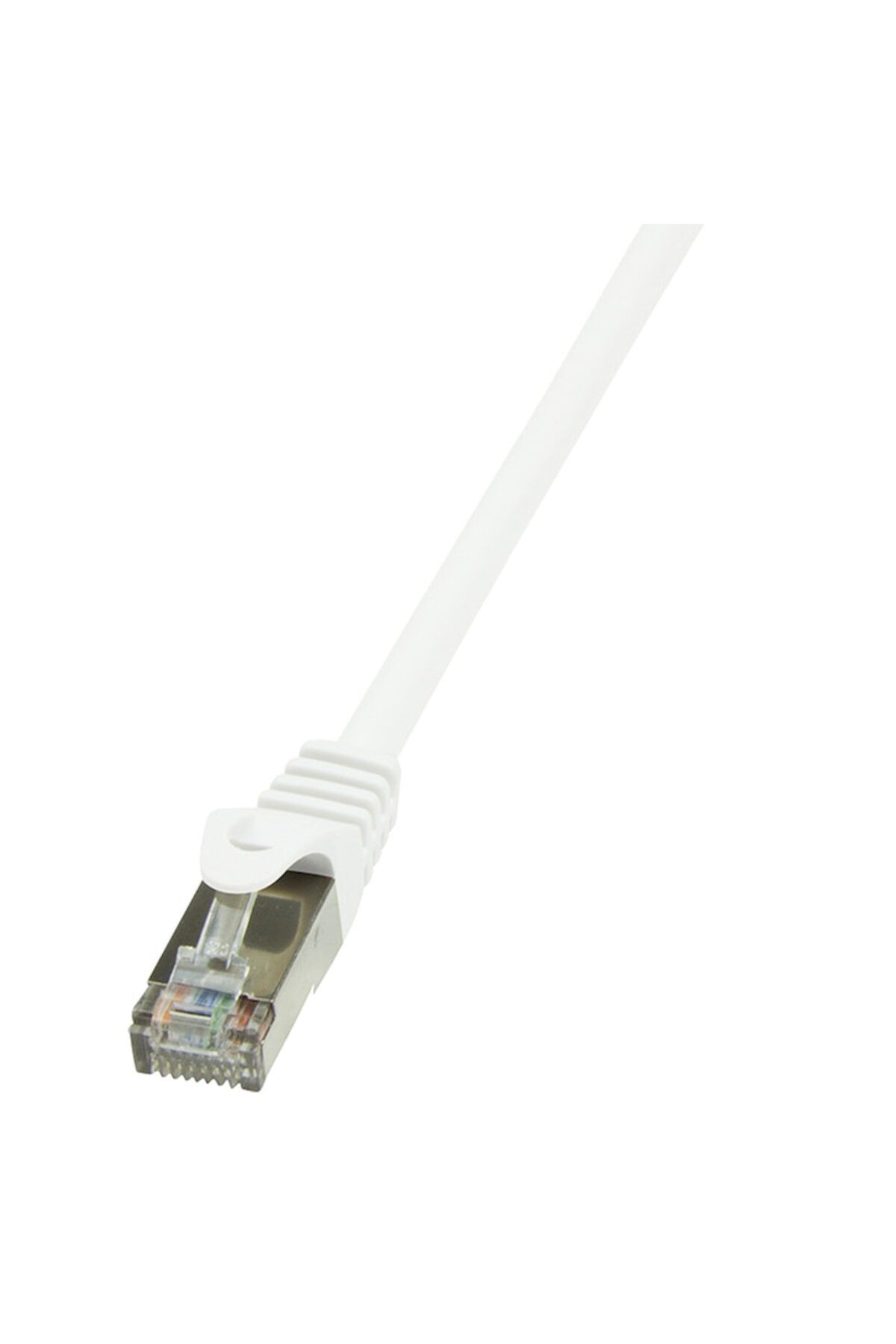 LogiLink-Cablu FTP Cat6, cupru-aluminiu, 15 m, alb, AWG26, ecranat CP2101S 2