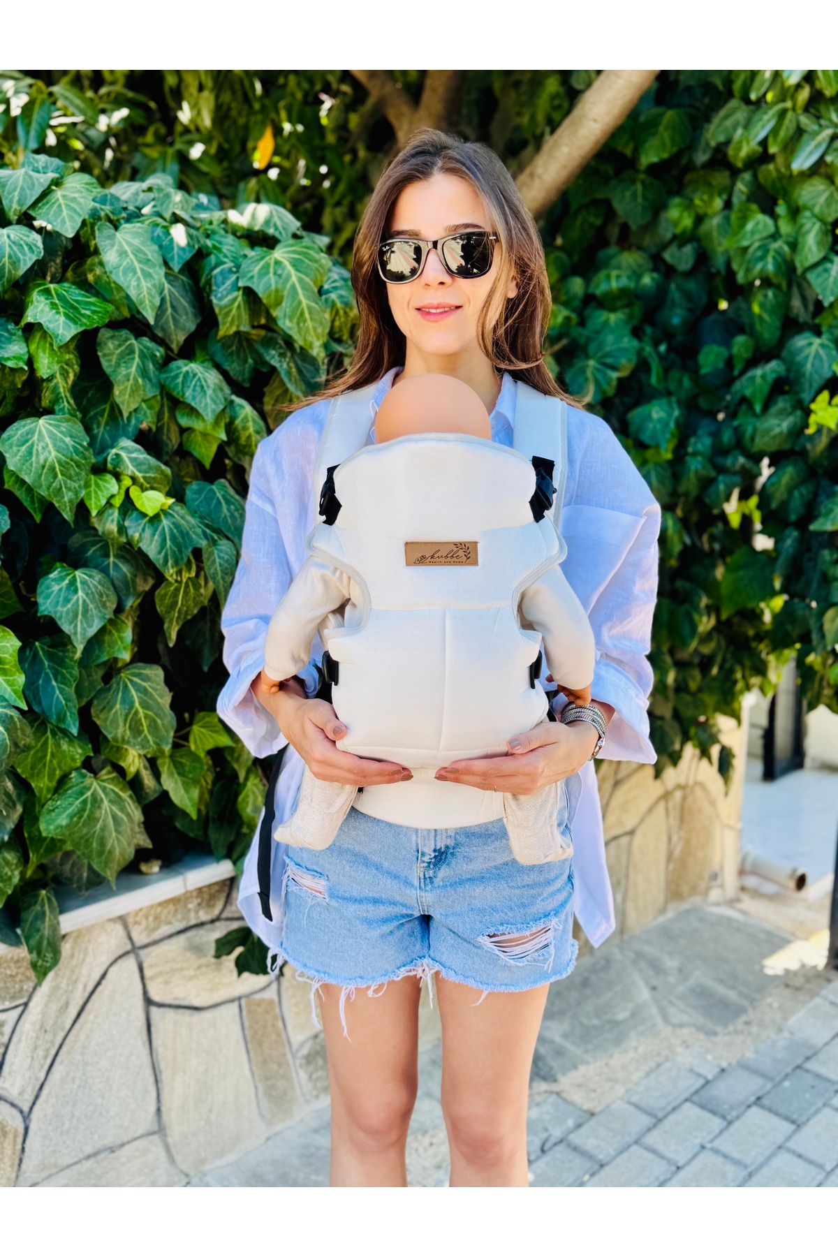 kubbe Premium Bel Destekli Bebek Kanguru ve Taşıma Çantası - Ergonomi, Kolay Kullanım ve Modern Tasarım fotoğrafı 3 (önizleme)