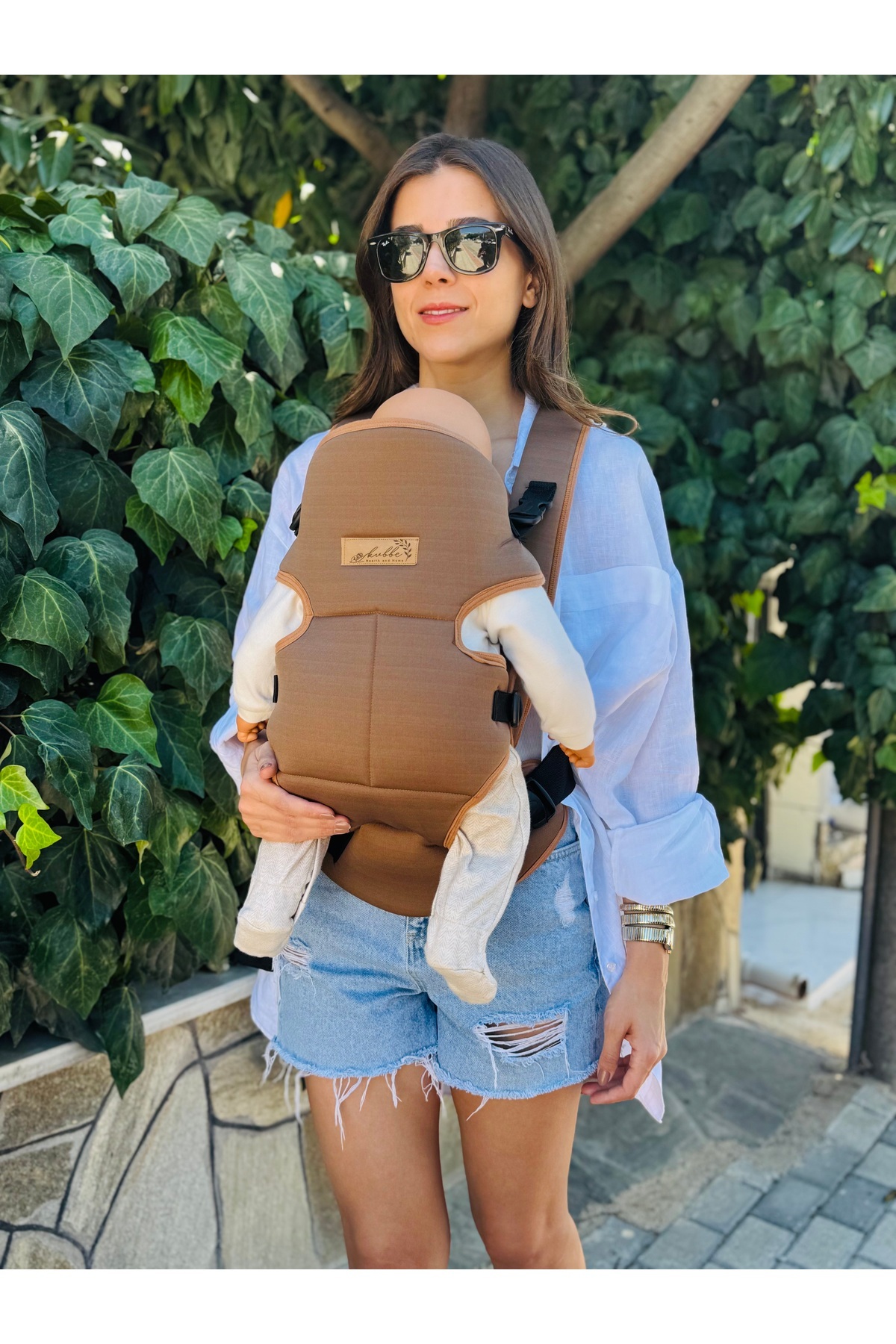 kubbe Premium Bel Destekli Bebek Kanguru ve Taşıma Çantası - Ergonomi, Kolay Kullanım ve Modern Tasarım fotoğrafı 4 (önizleme)