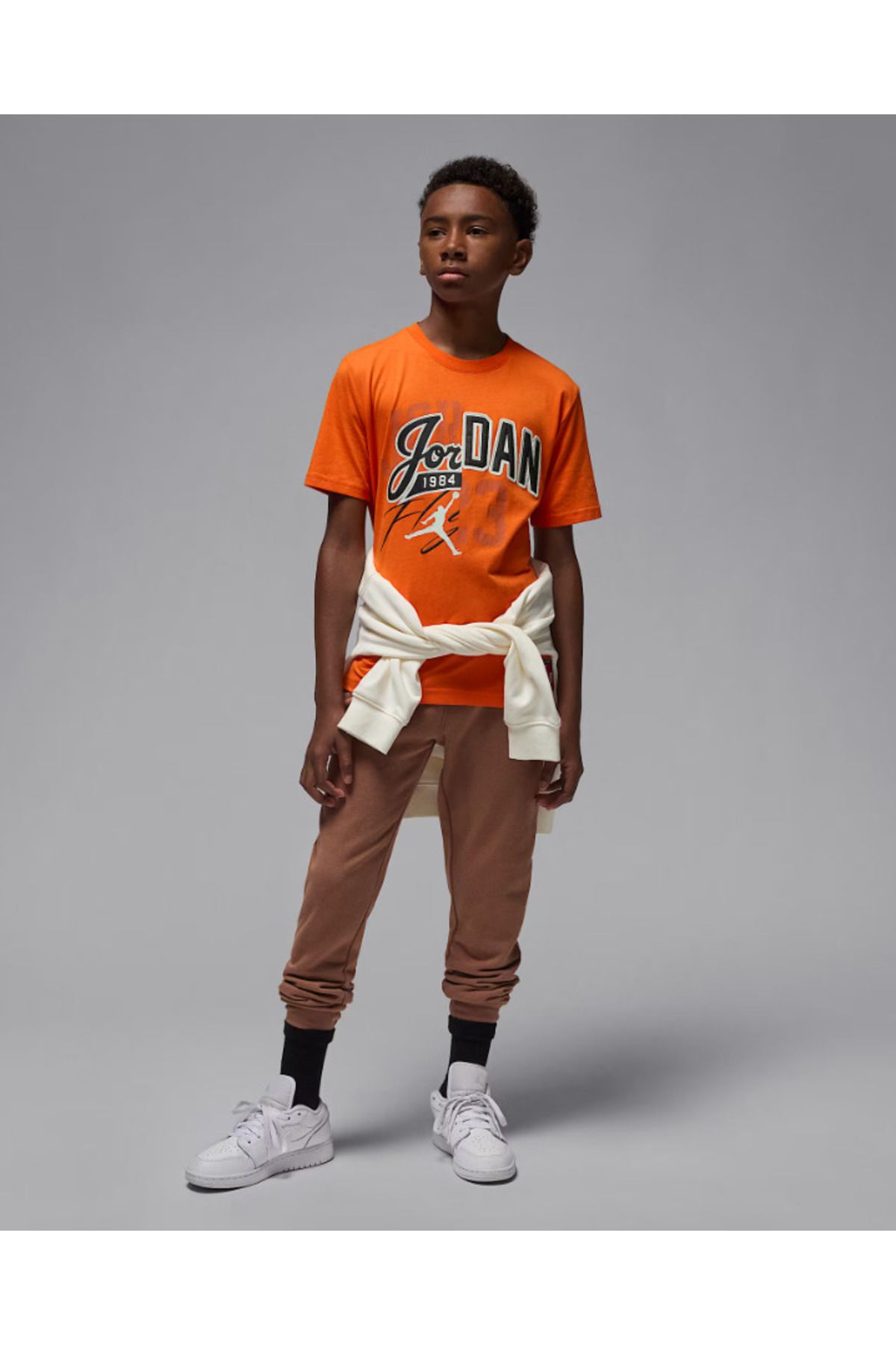 Nike-JORDAN JDB JORDAN VARSITY SPLIT ERKEK ÇOCUK TİŞÖRT 95F224 95F224-N4V 6