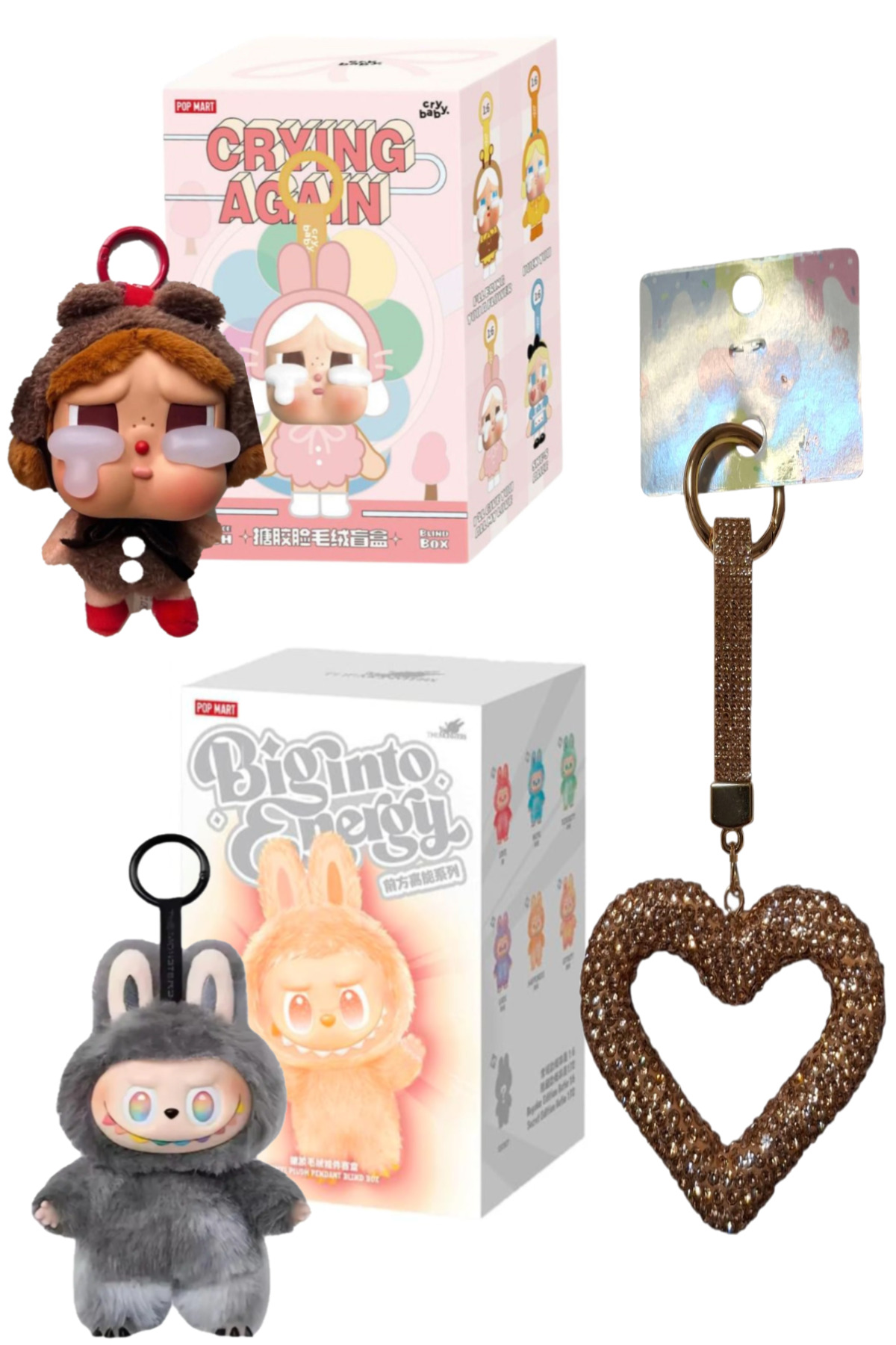 Yuka Kids Crying Again Süpriz +Labubu Süpriz Paket+Charm Ayıcık