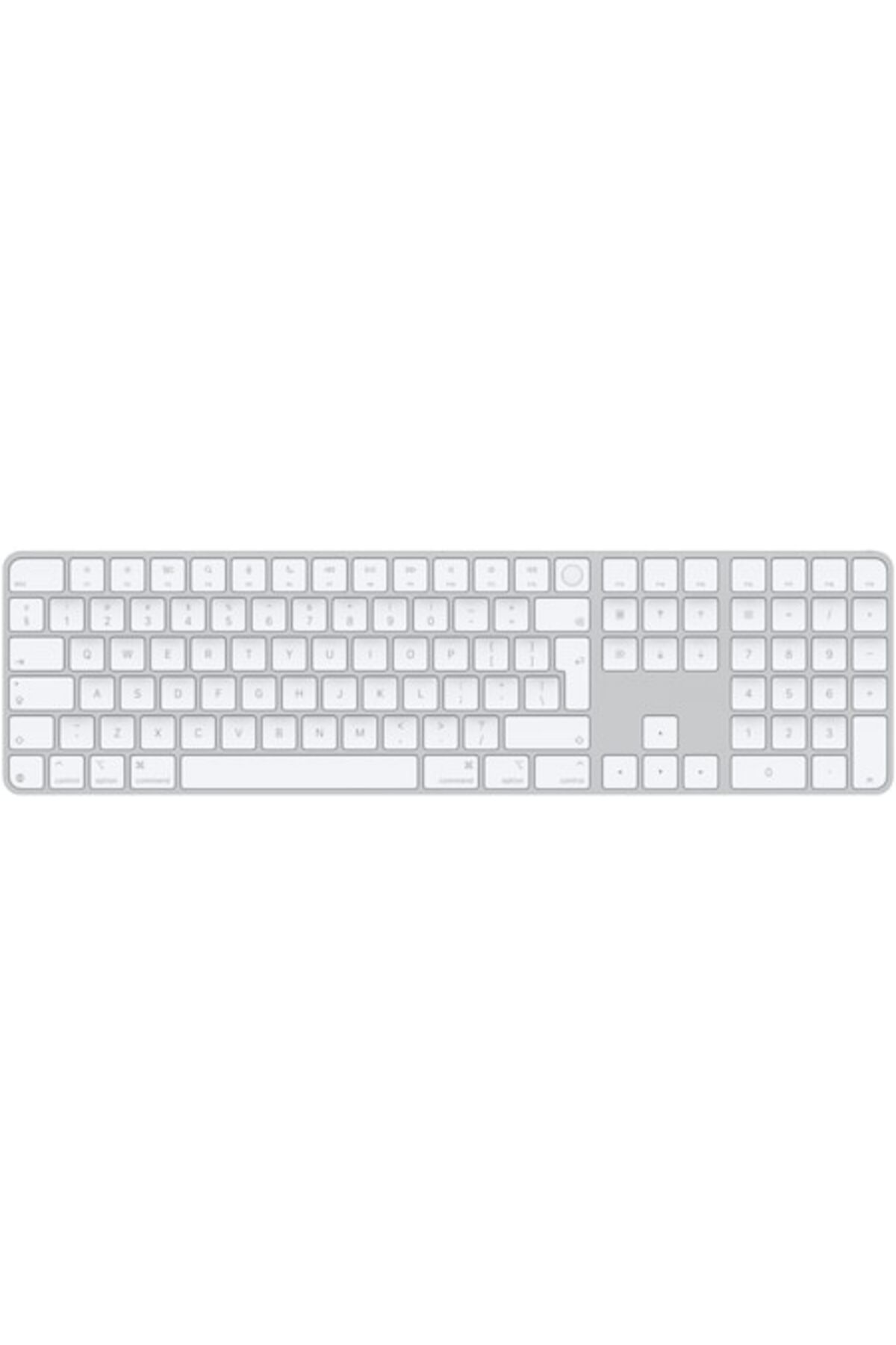 Apple-Magic Keyboard (2024) with Touch ID and Numeric Keypad, RO KB, White 1