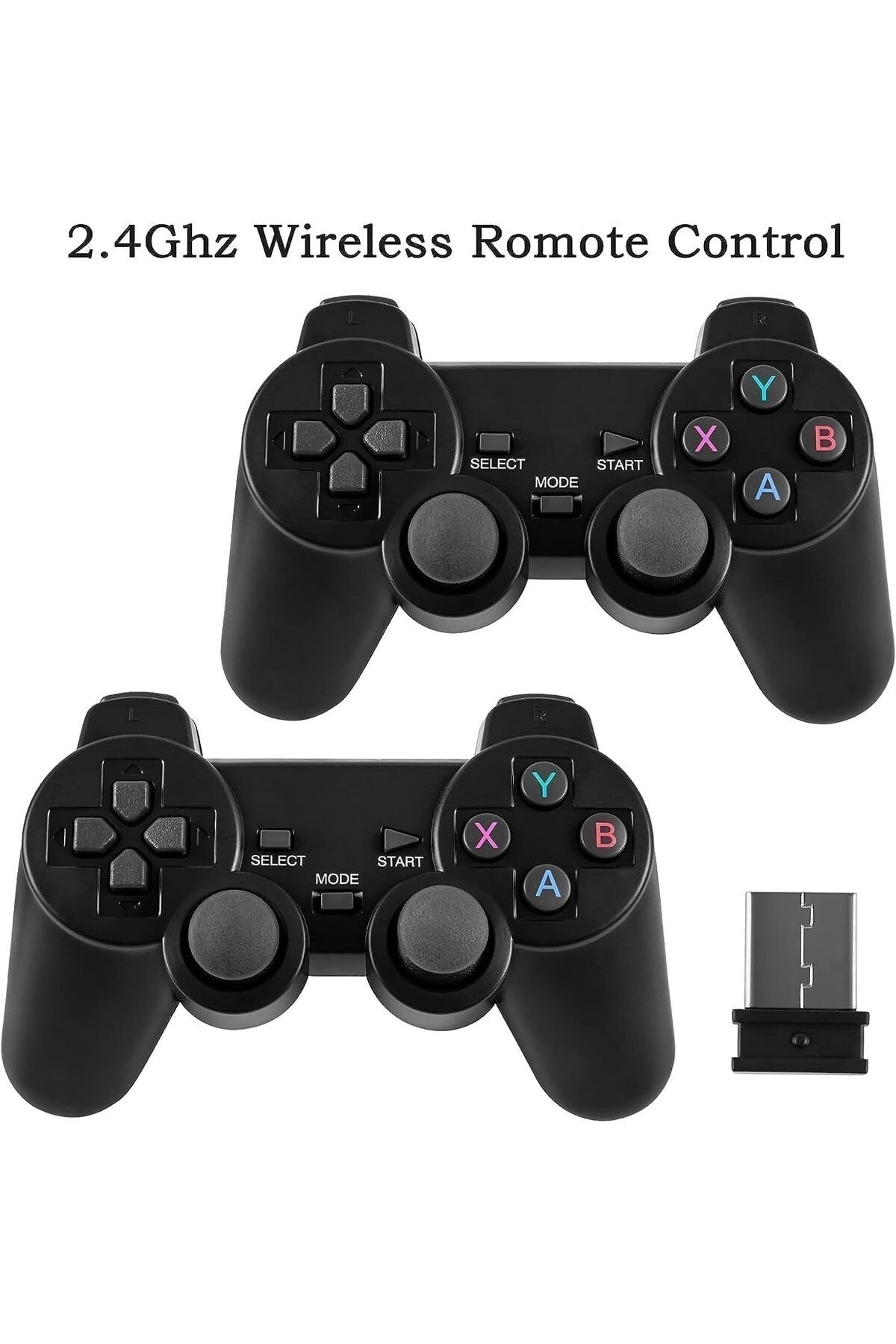 Shopi-Shopit Electronics Wireless Retro Game Console, Plug and Play Video Game Stick Built in 20000+ Games 8