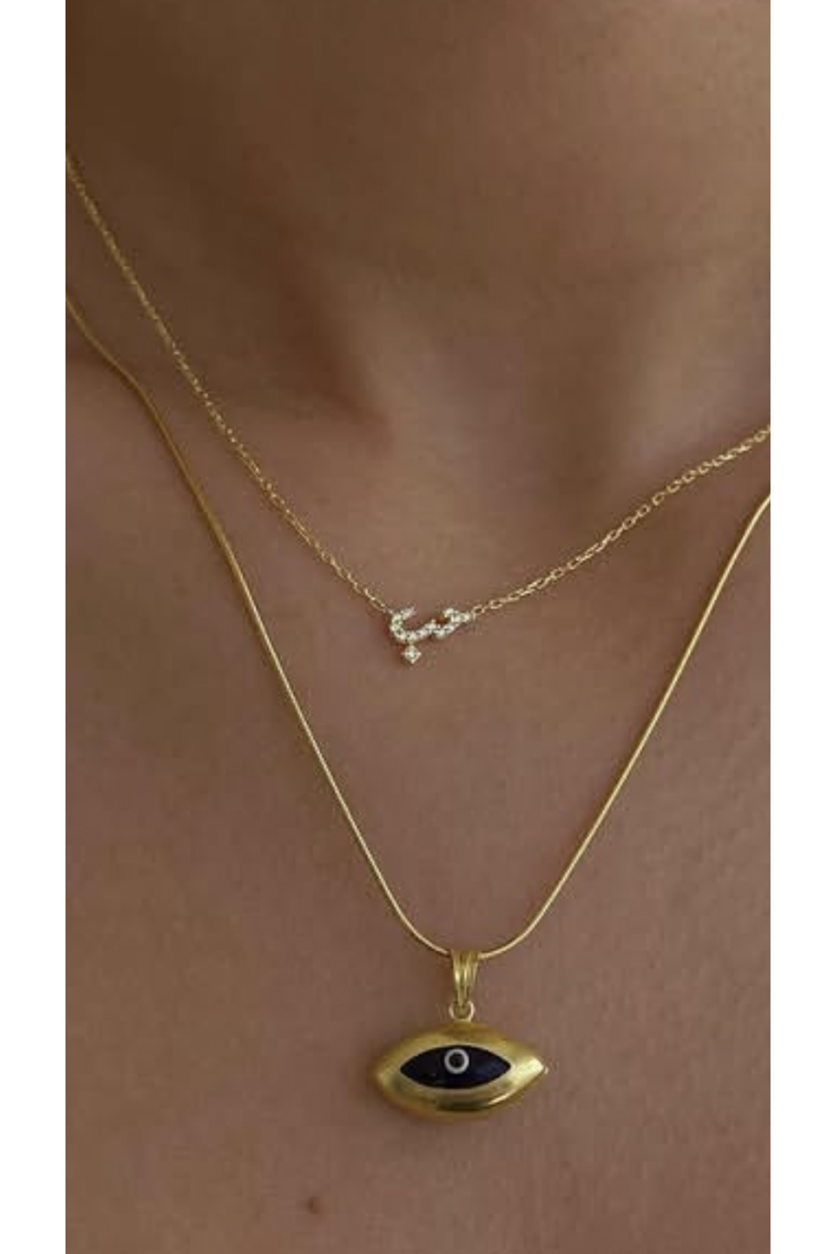 Wind Silver Arapça Aşk Kolye Love 925 Ayar görsel 4