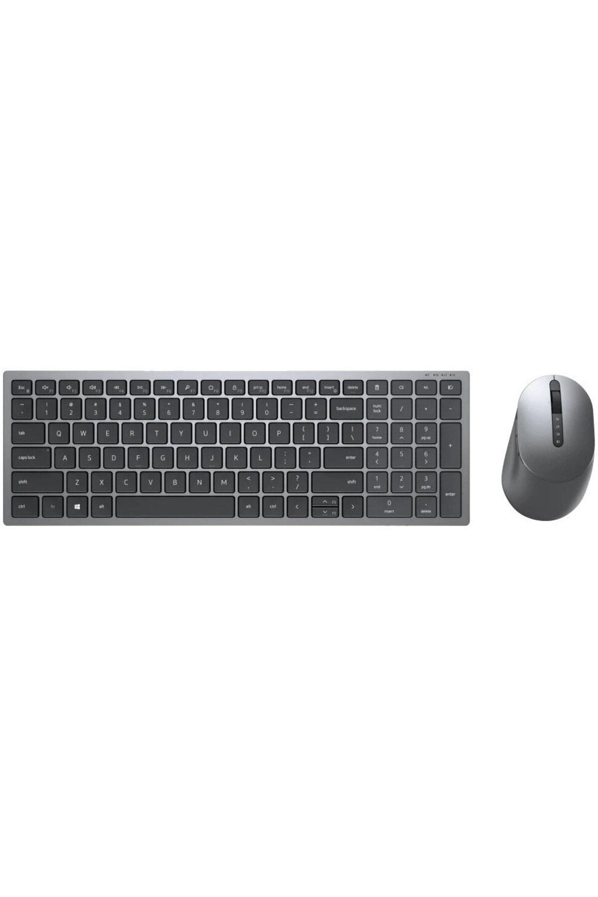 Dell-Kit Keyboard + Mouse Multi-Device KM7120W, 2.4GHz & Bluetooth 5.0, Layout US Intl 4