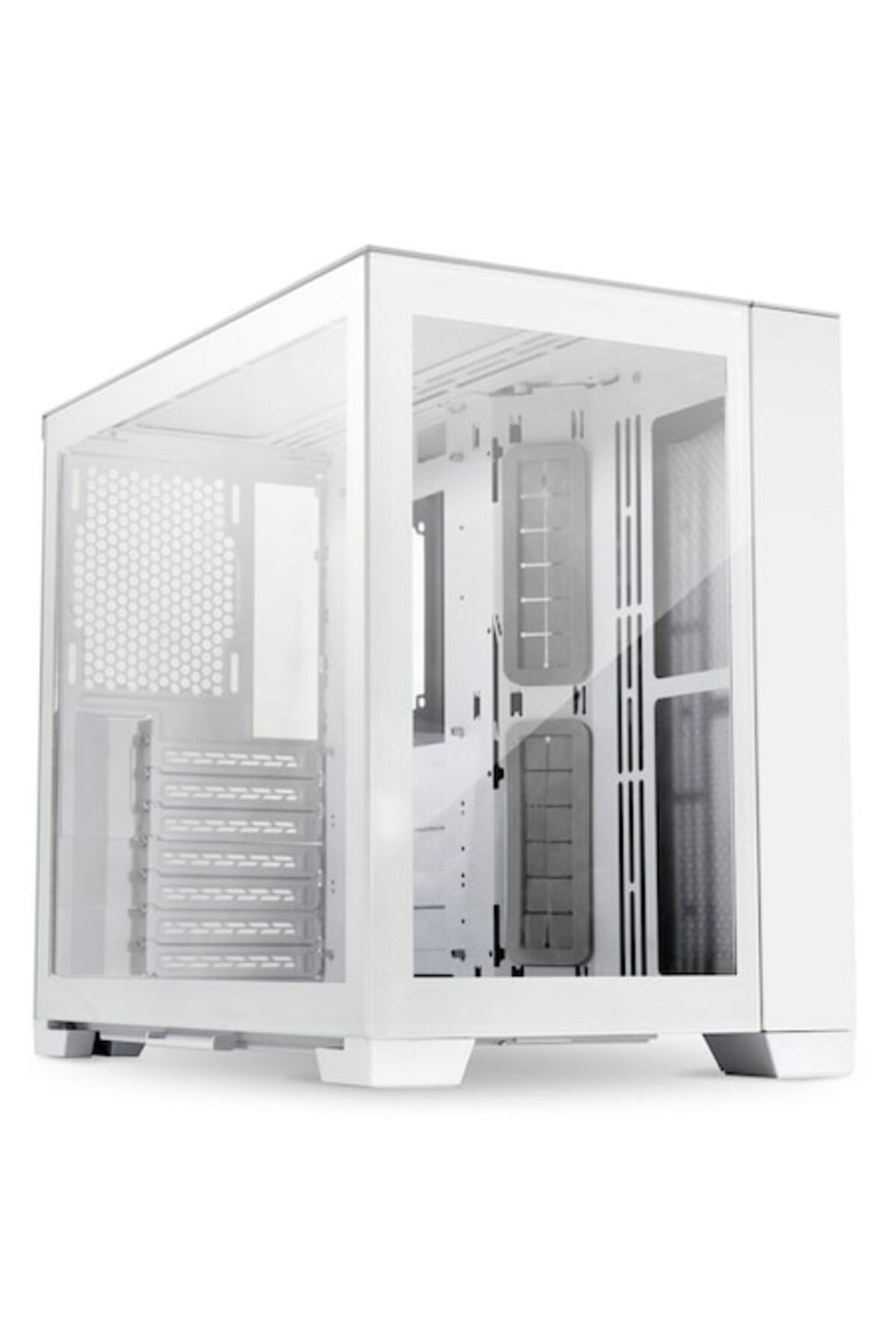 Lian Li-Lian Li O11 Dynamic Mini Snow Edition Mid-Tower Case White 1