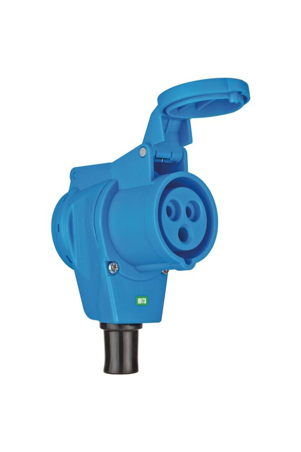 Brennenstuhl-Prelungitor camping CEE, IP44, 1x 230V/16A, 3 pini, capace cu închidere automată, cuplaj unghiular 3