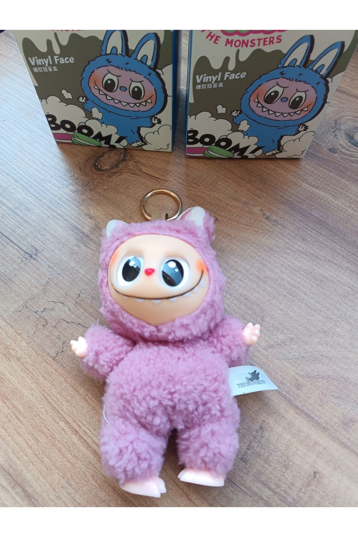 Blotch-Pop Mart the Monsters Big into Energy Series Plush Vinly Face Blind Pink Color Labubu Plush Toy 2