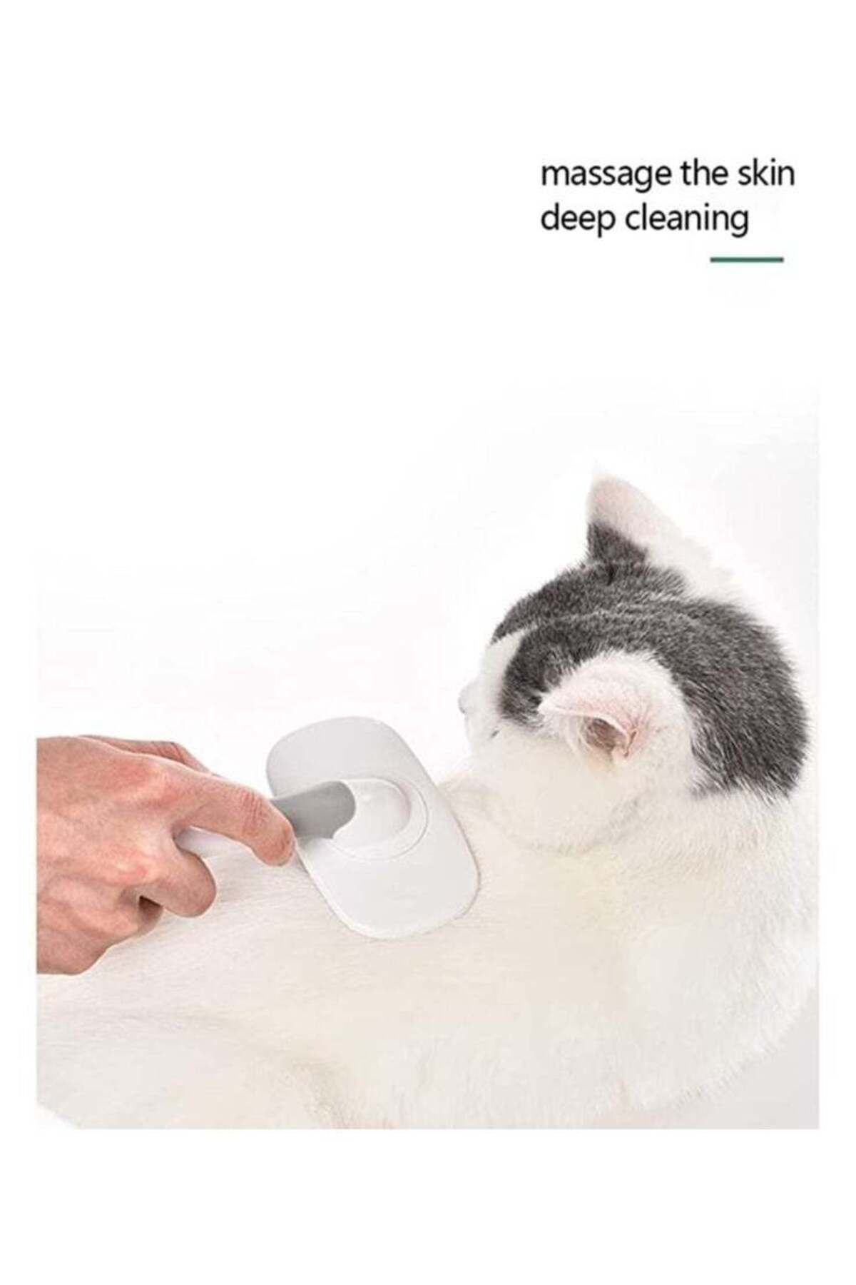 COOYA-Pet Deshedding Tool,360°Rotatable,with Convex Point,Comfort Grip and Thumb Rest,Provide Massage 5