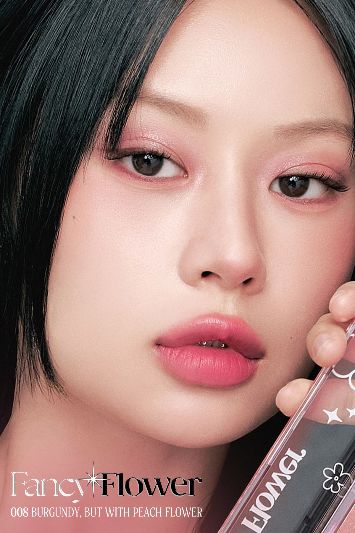 PERIPERA-Matte, Shimmer, Glitter Intense Pigmented Shadow Palette All Take Mood Palette 008 Burgundy but with 8